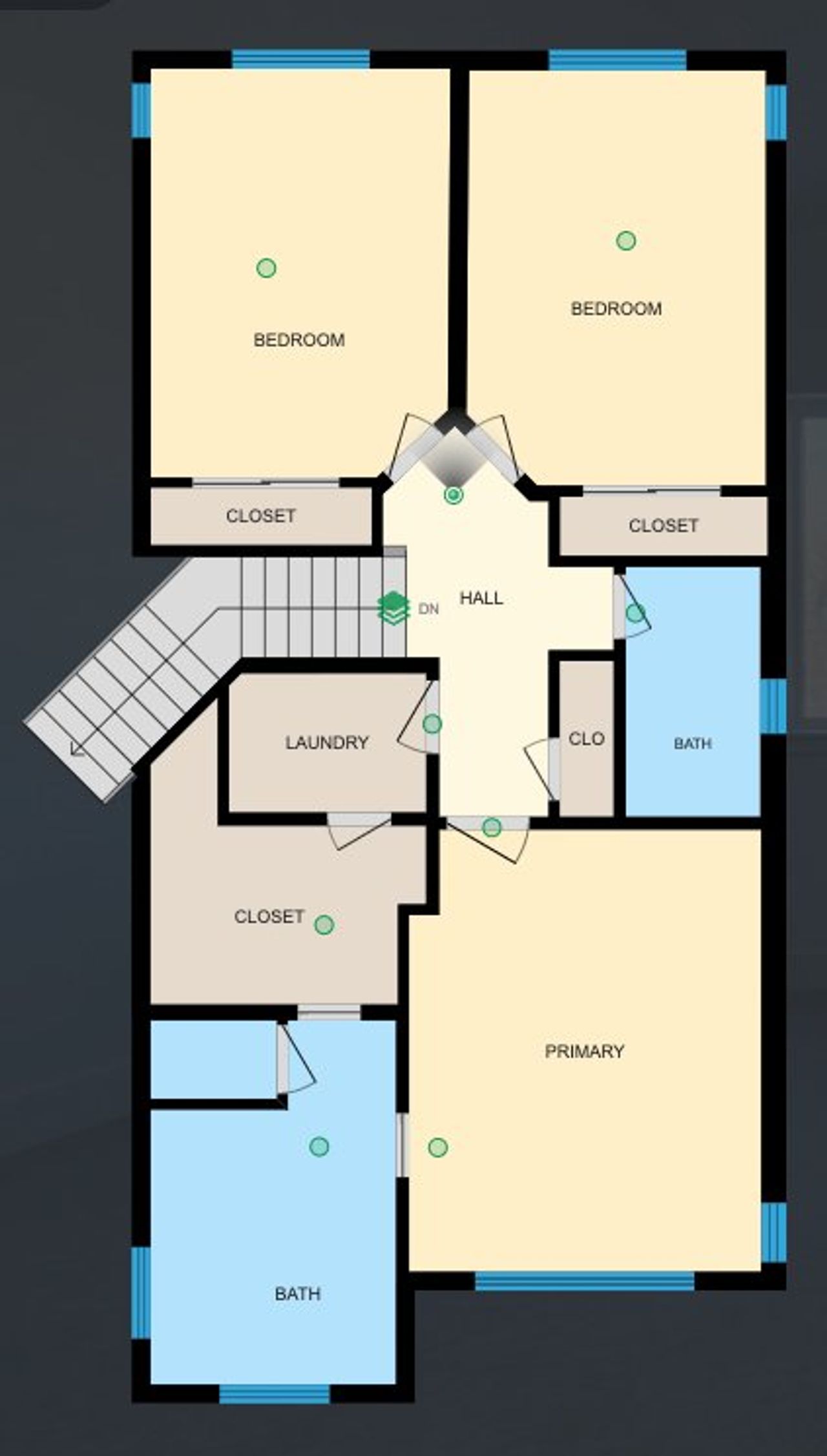 2D floor plan layout for the 800-AF by Von’s Colorado Concepts in Avalon Meadows, Boulder, CO (Image 2).
