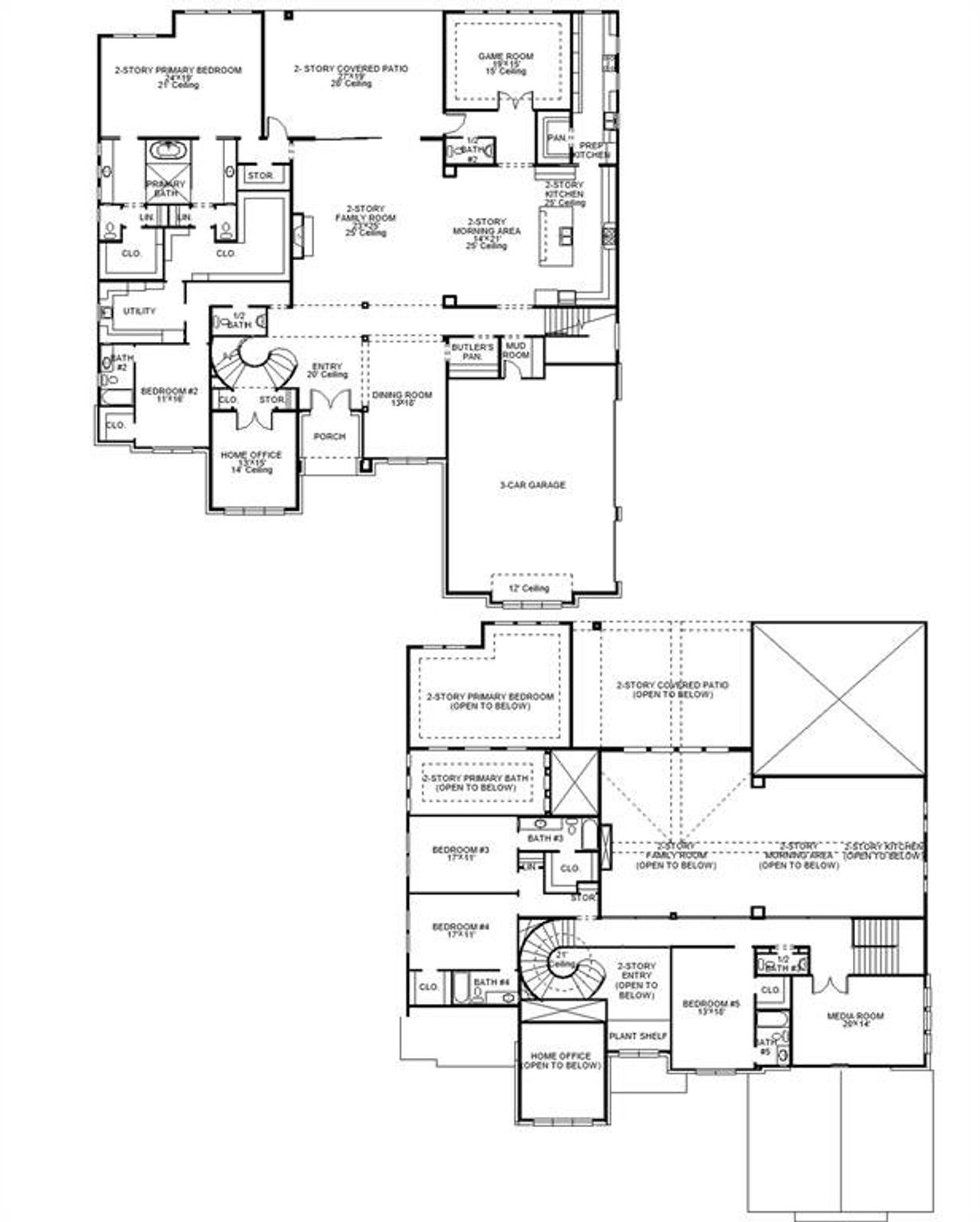 2D floor plan layout of this home in Bristol Valley, Heath, TX (Image 2). 2D floor plan layout of this home in Bristol Valley, Heath, TX (Image 2).