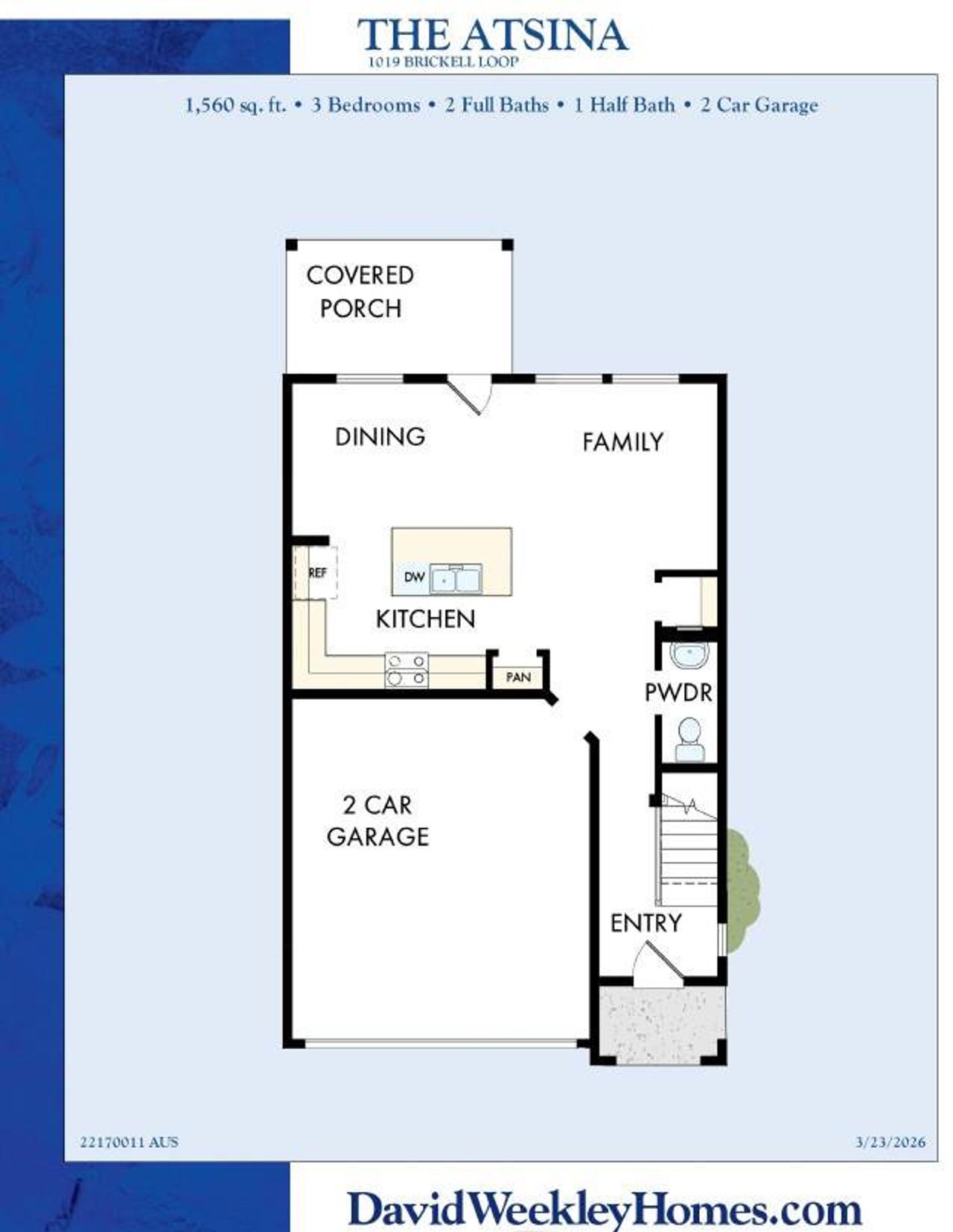 2D floor plan layout of this home in , Austin, TX (Image 2).