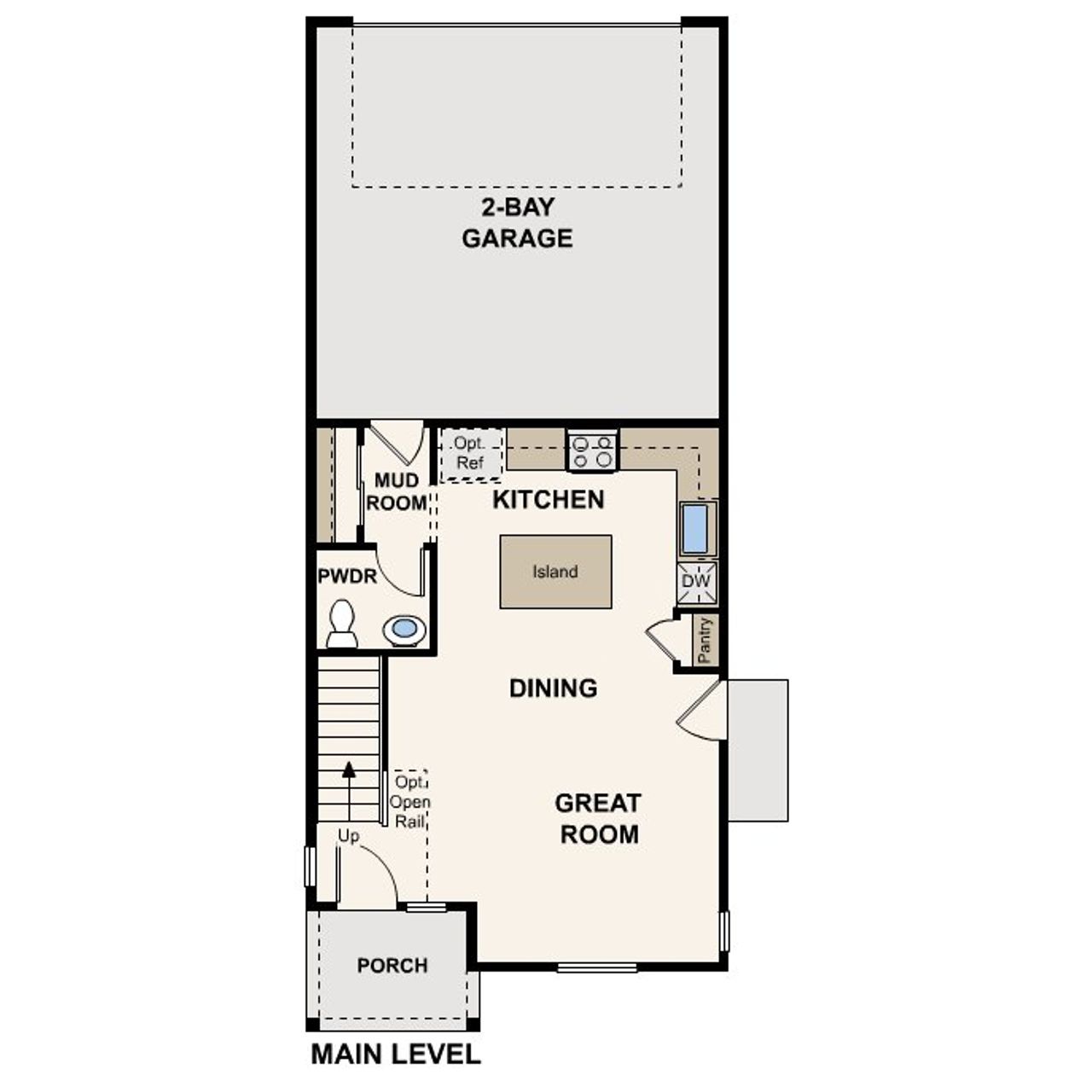 2D floor plan layout of this home in Windler, Aurora, CO (Image 2).