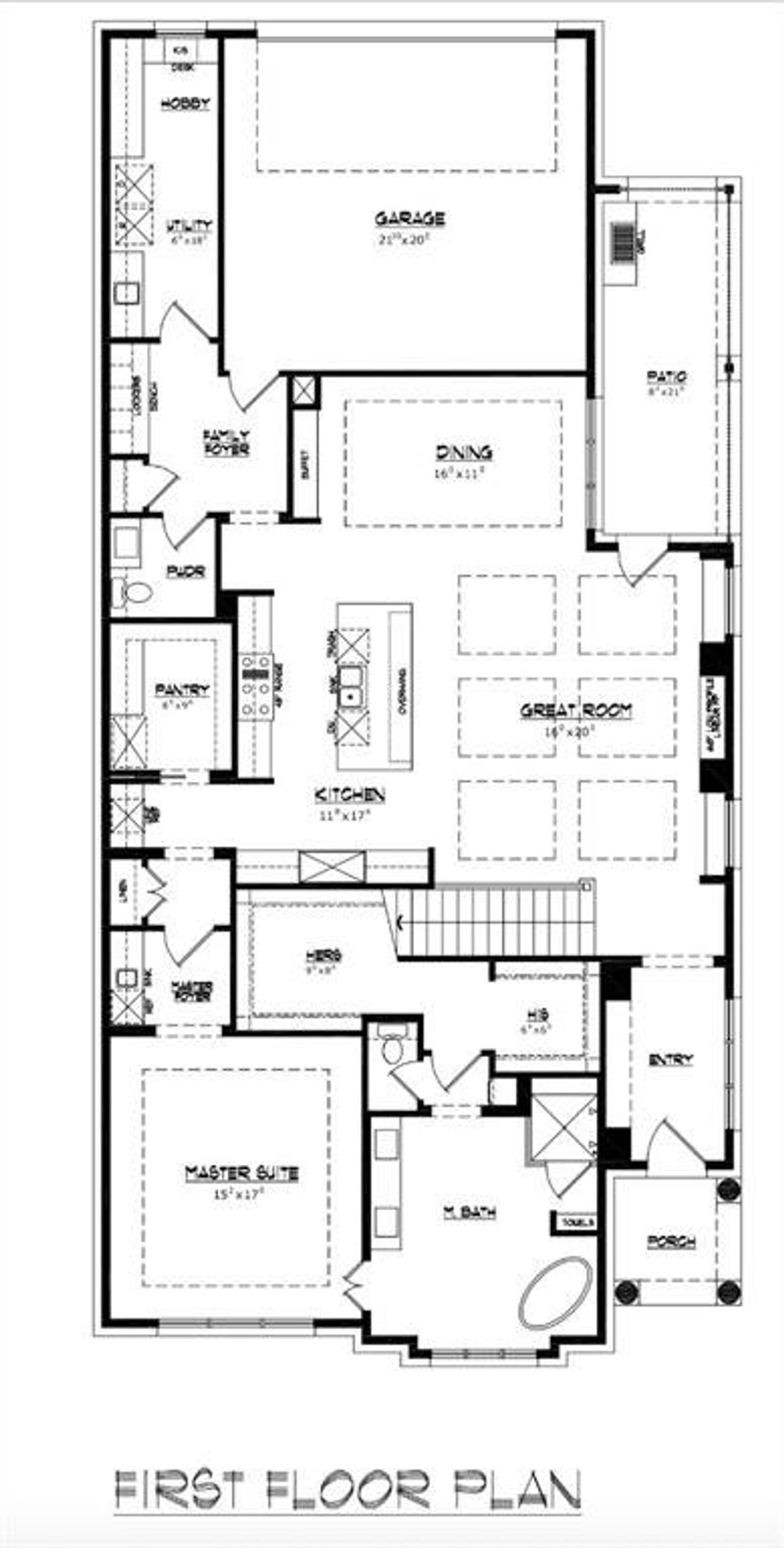2D floor plan layout of this home in , Southlake, TX (Image 2).