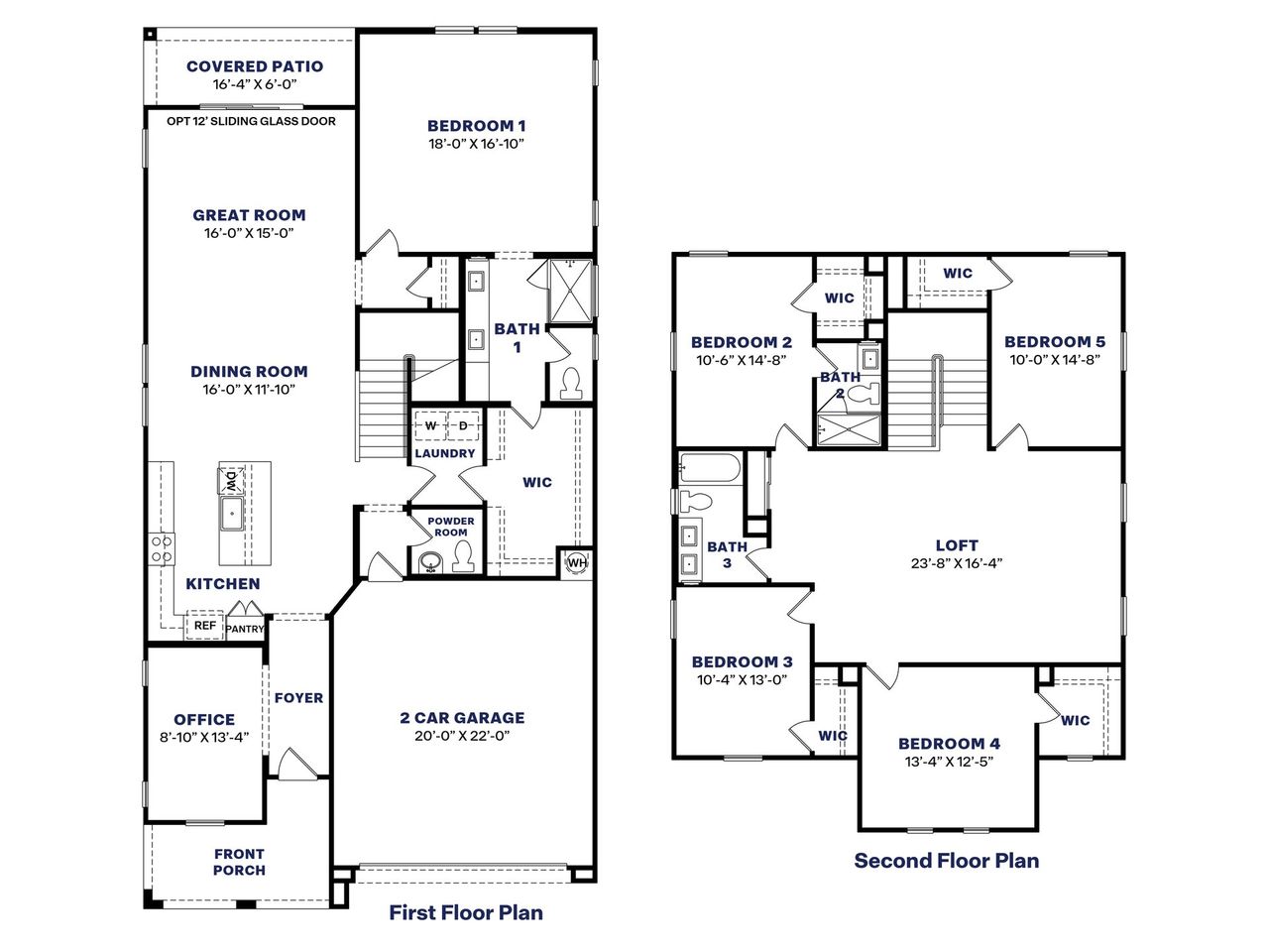 2D floor plan layout of this home in Westpark, Buckeye, AZ (Image 2). 2D floor plan layout of this home in Westpark, Buckeye, AZ (Image 2).