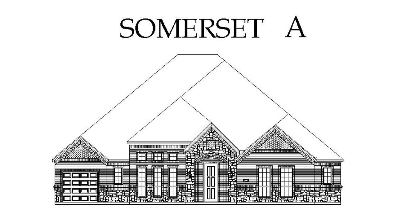 Representative rendering of the exterior for the Somerset by Windsor Homes (Image 2).