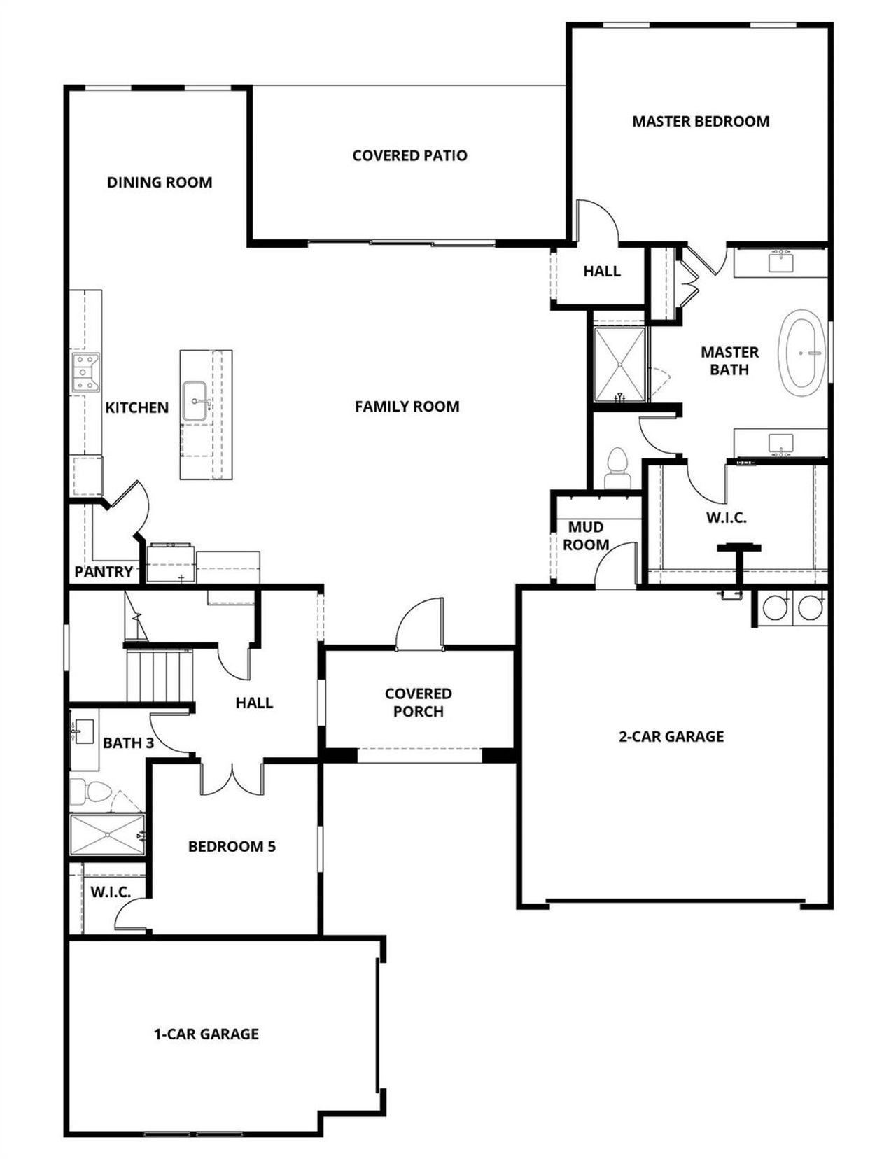 View of room layout