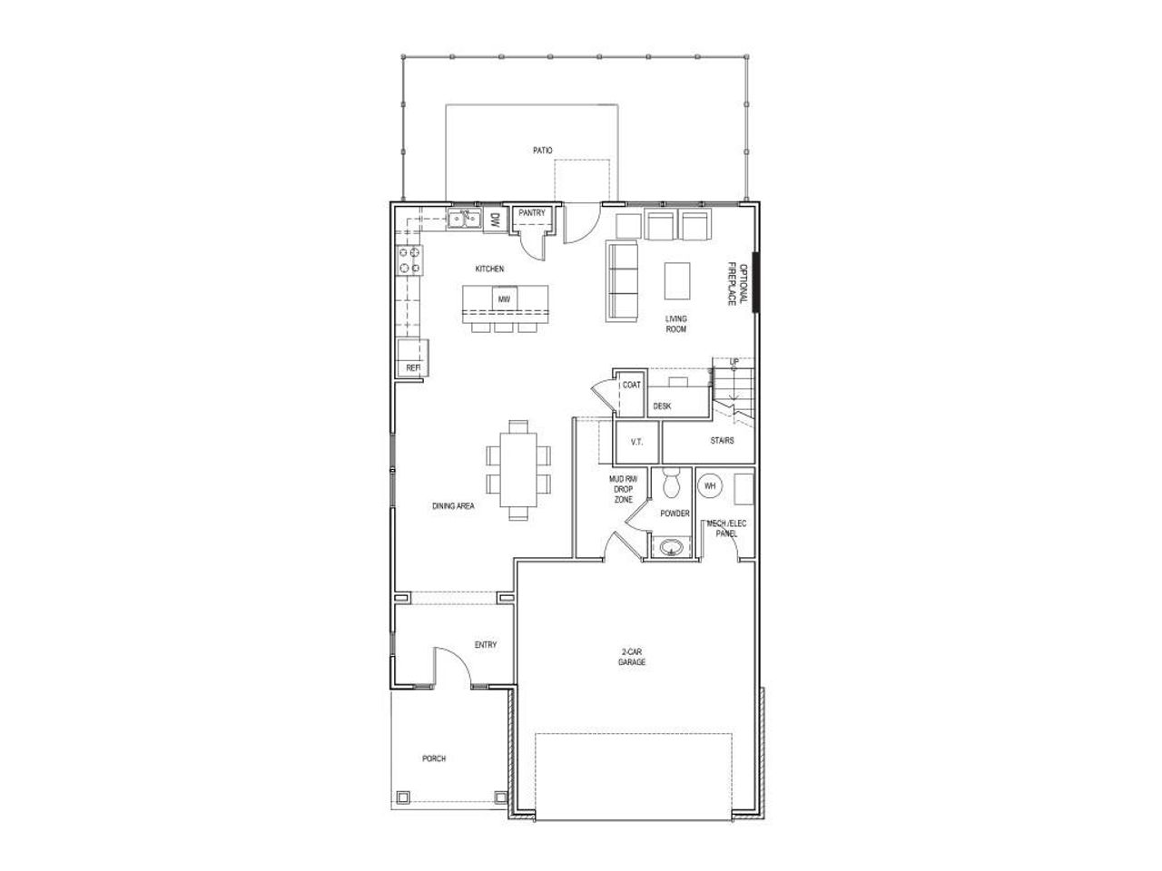 2D floor plan layout of this home in The Preserve at Killian Hill, Lilburn, GA (Image 2). 2D floor plan layout of this home in The Preserve at Killian Hill, Lilburn, GA (Image 2).