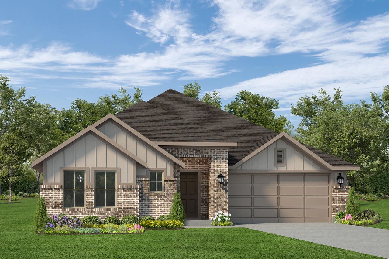 Representative exterior photo of a completed home built from the Arpa by Autograph Homes in Aldeana, Bonney, TX (Image 2).