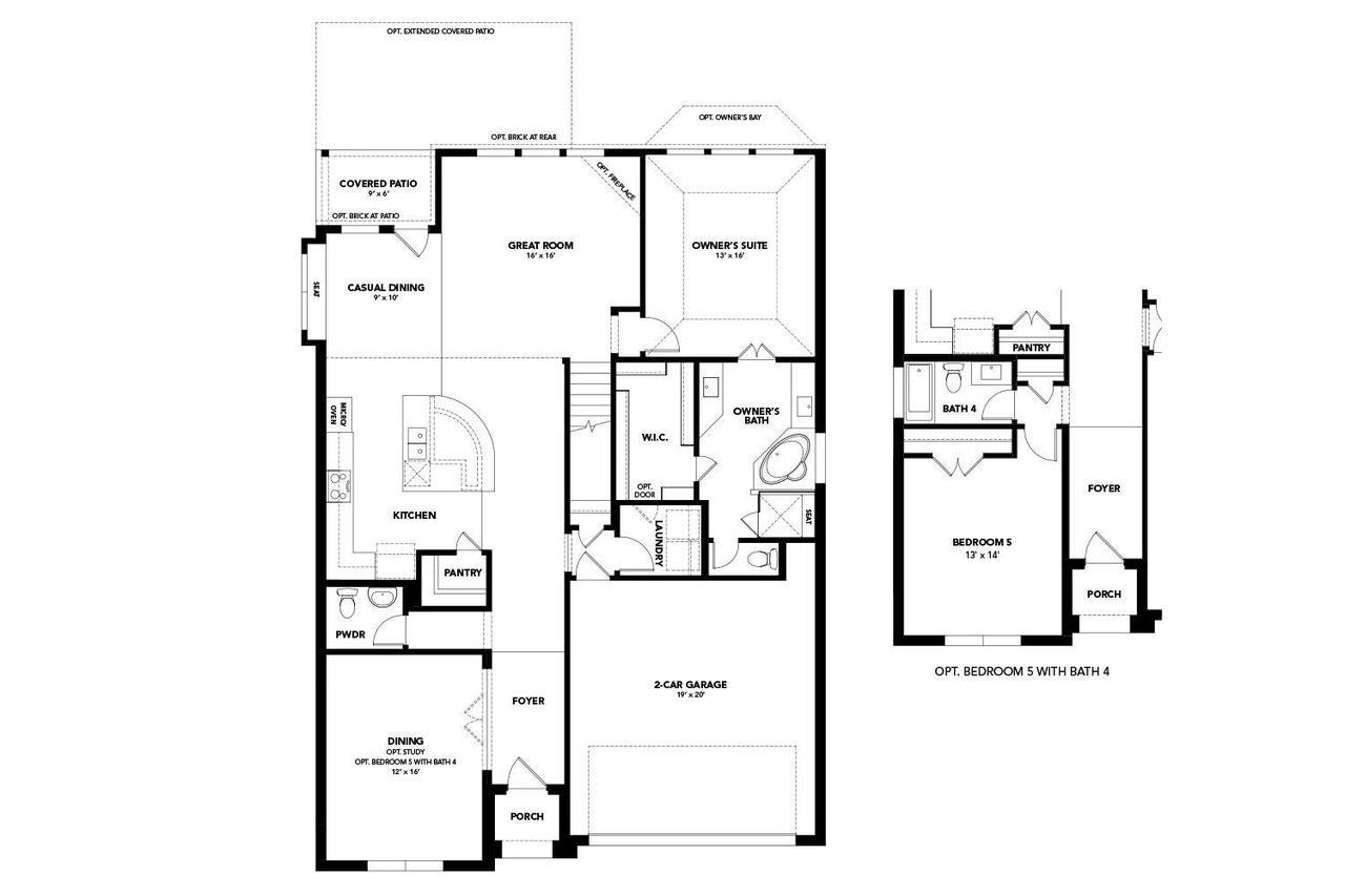View of floor plan / room layout