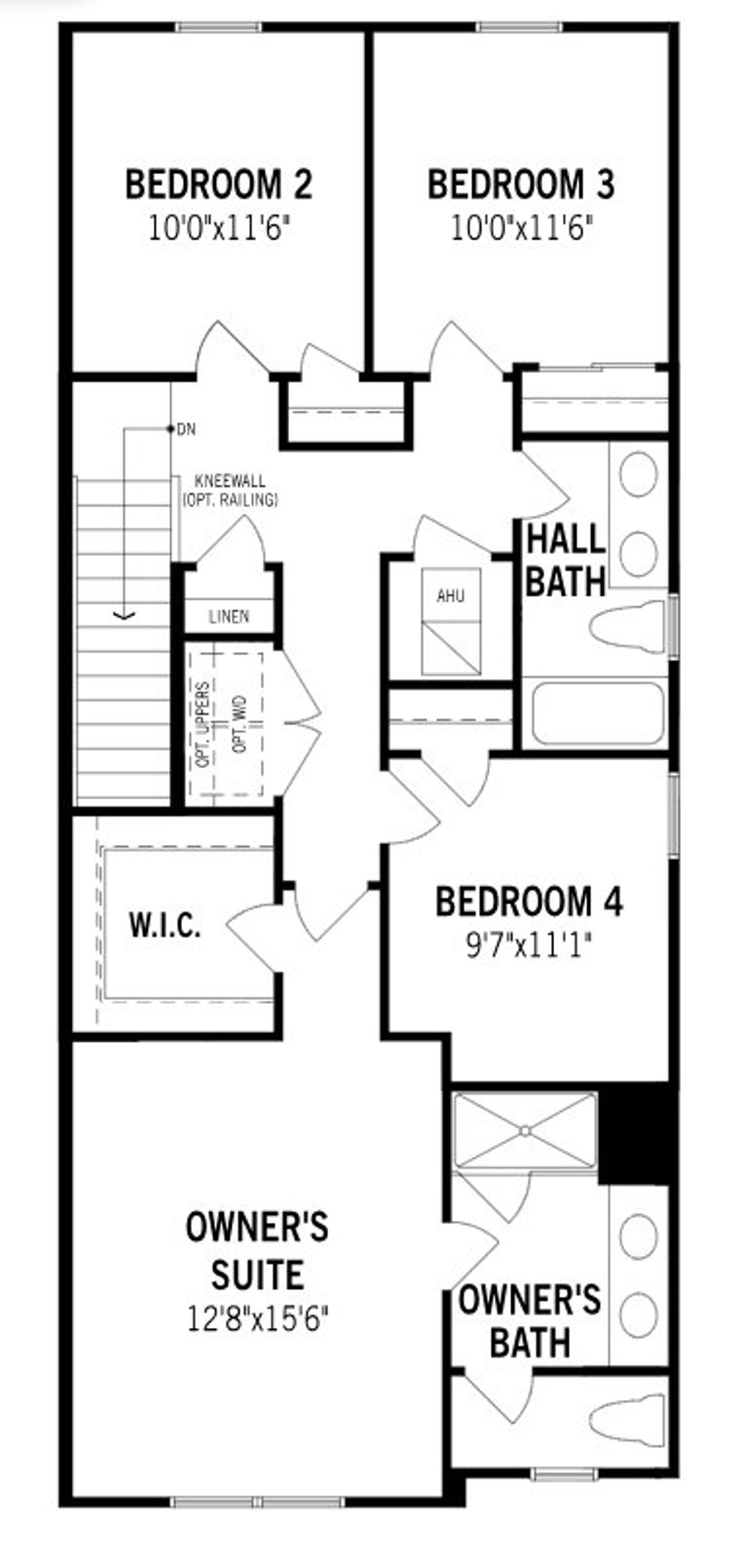 2D floor plan layout of this home in Meridian Parks, Orlando, FL (Image 2). 2D floor plan layout of this home in Meridian Parks, Orlando, FL (Image 2).