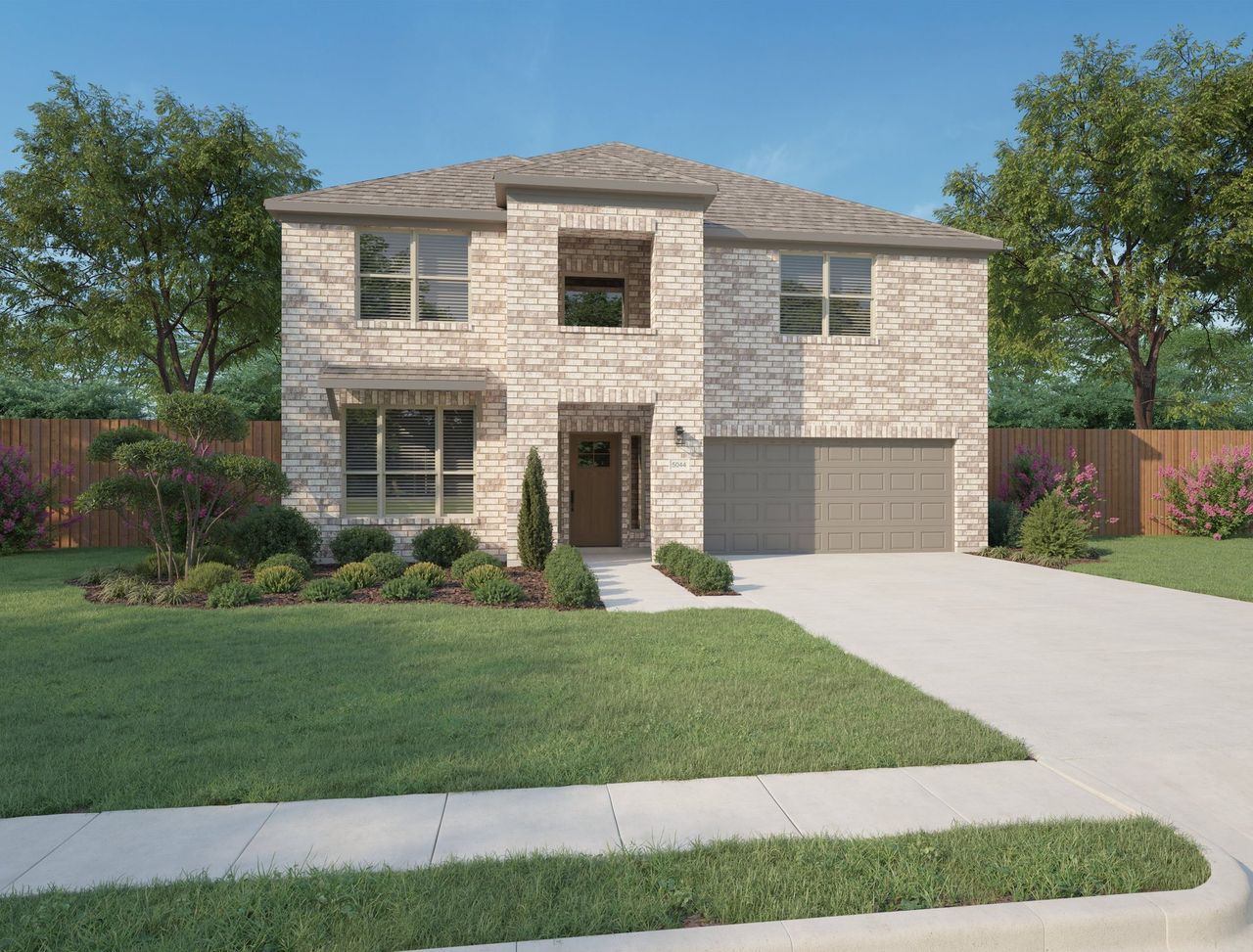 Representative exterior photo of a completed home built from the Meyerson by Centre Living Homes in Haven Ranch, Waxahachie, TX (Image 2).