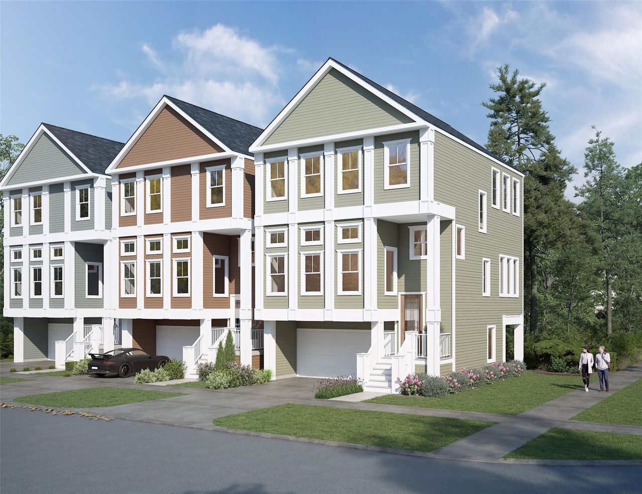 Front exterior of a new home in , Houston, TX, highlighting curb appeal (Image 2).