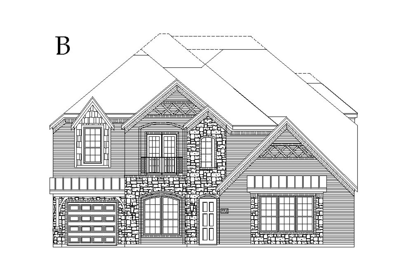 Representative rendering of the exterior for the Prescott by Windsor Homes (Image 2).