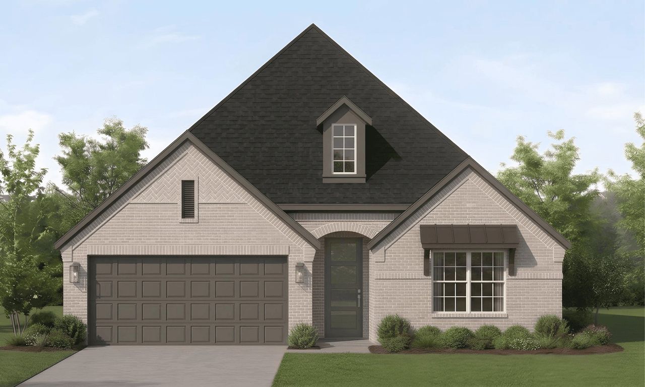 Representative exterior photo of a completed home built from the Drake by Taft Homes in Summer Crest, Crowley, TX (Image 2).