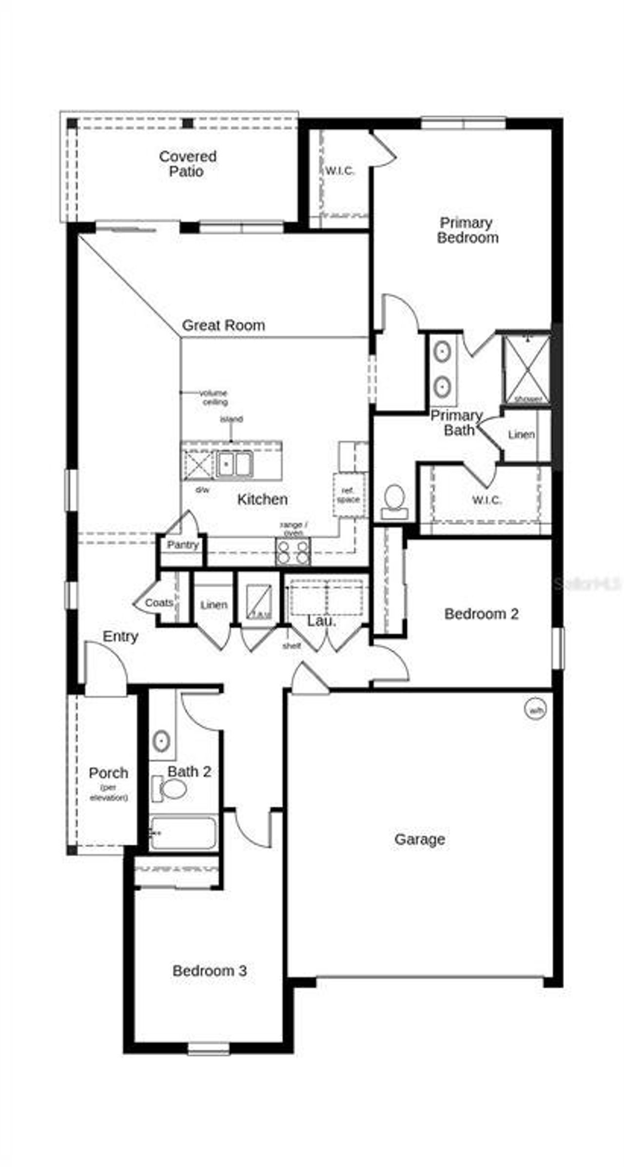 2D floor plan layout of this home in , Lake Wales, FL (Image 2).