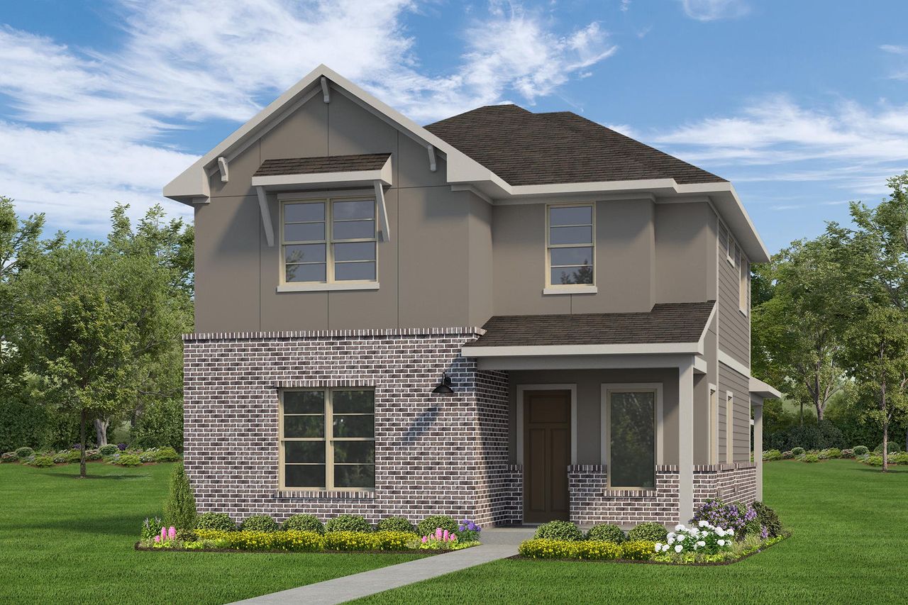 Representative exterior photo of a completed home built from the The Cleary by Autograph Homes in Riceland, Mont Belvieu, TX (Image 2).