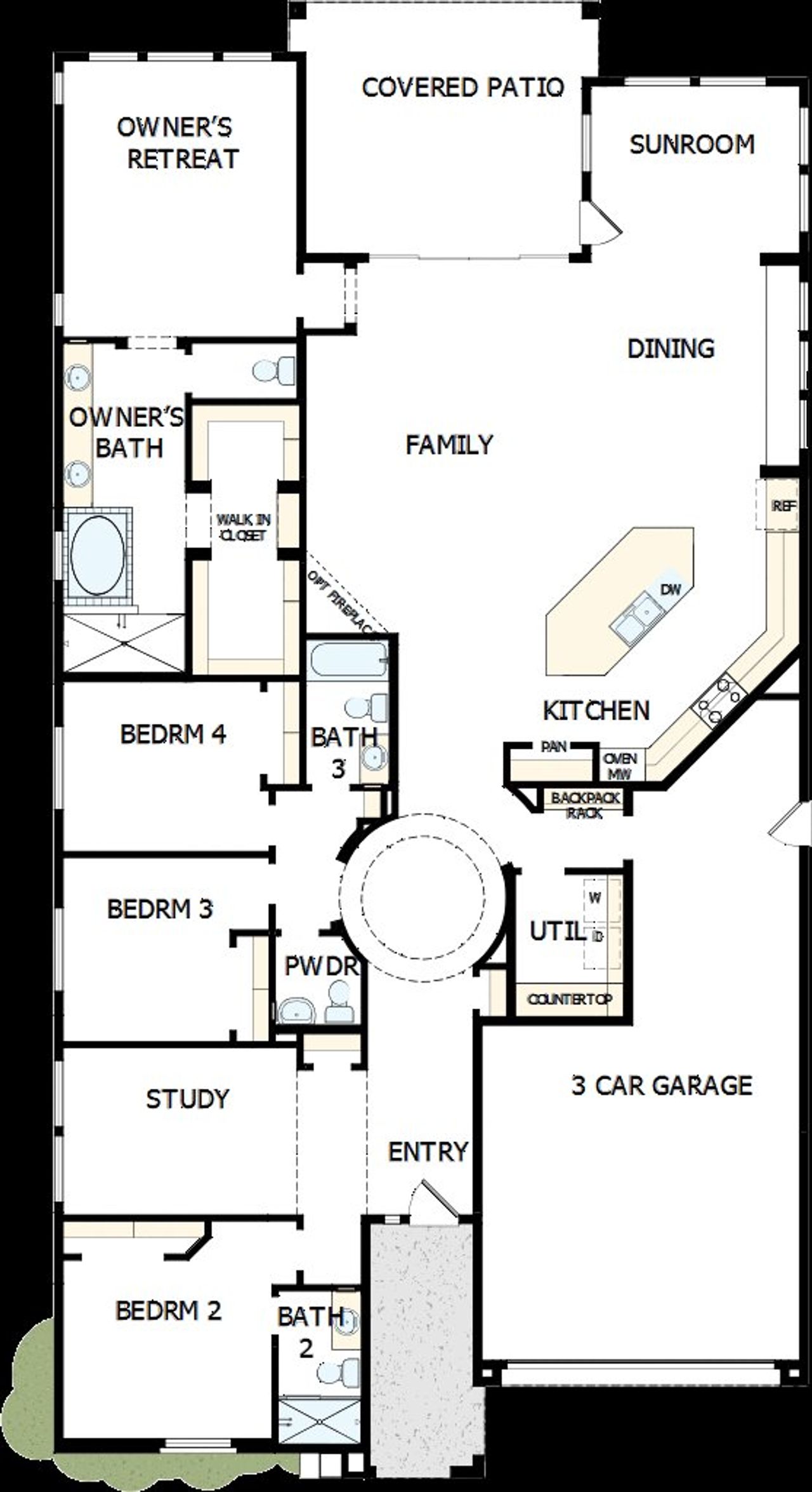 2D floor plan layout of this home in Alston at Soleo, San Tan Valley, AZ (Image 2). 2D floor plan layout of this home in Alston at Soleo, San Tan Valley, AZ (Image 2).