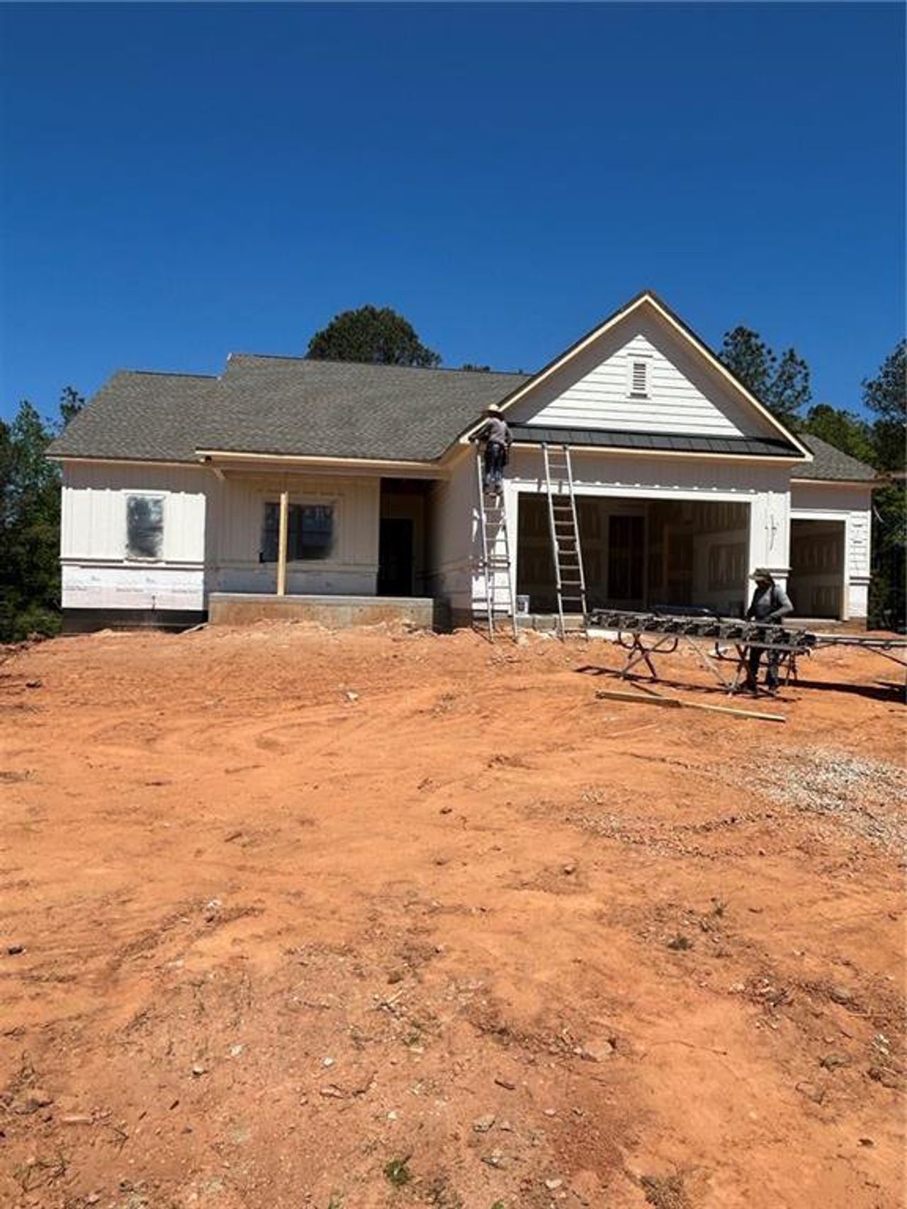 In-progress construction of a new home in Riverwalk, Monroe, GA (Image 2). In-progress construction of a new home in Riverwalk, Monroe, GA (Image 2).