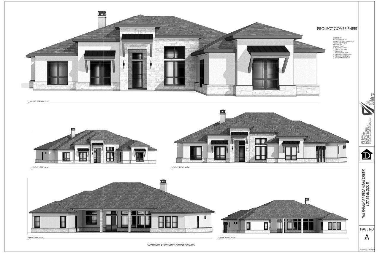 Exterior rendering of this home design in , Burnet, TX (Image 2). Exterior rendering of this home design in , Burnet, TX (Image 2).