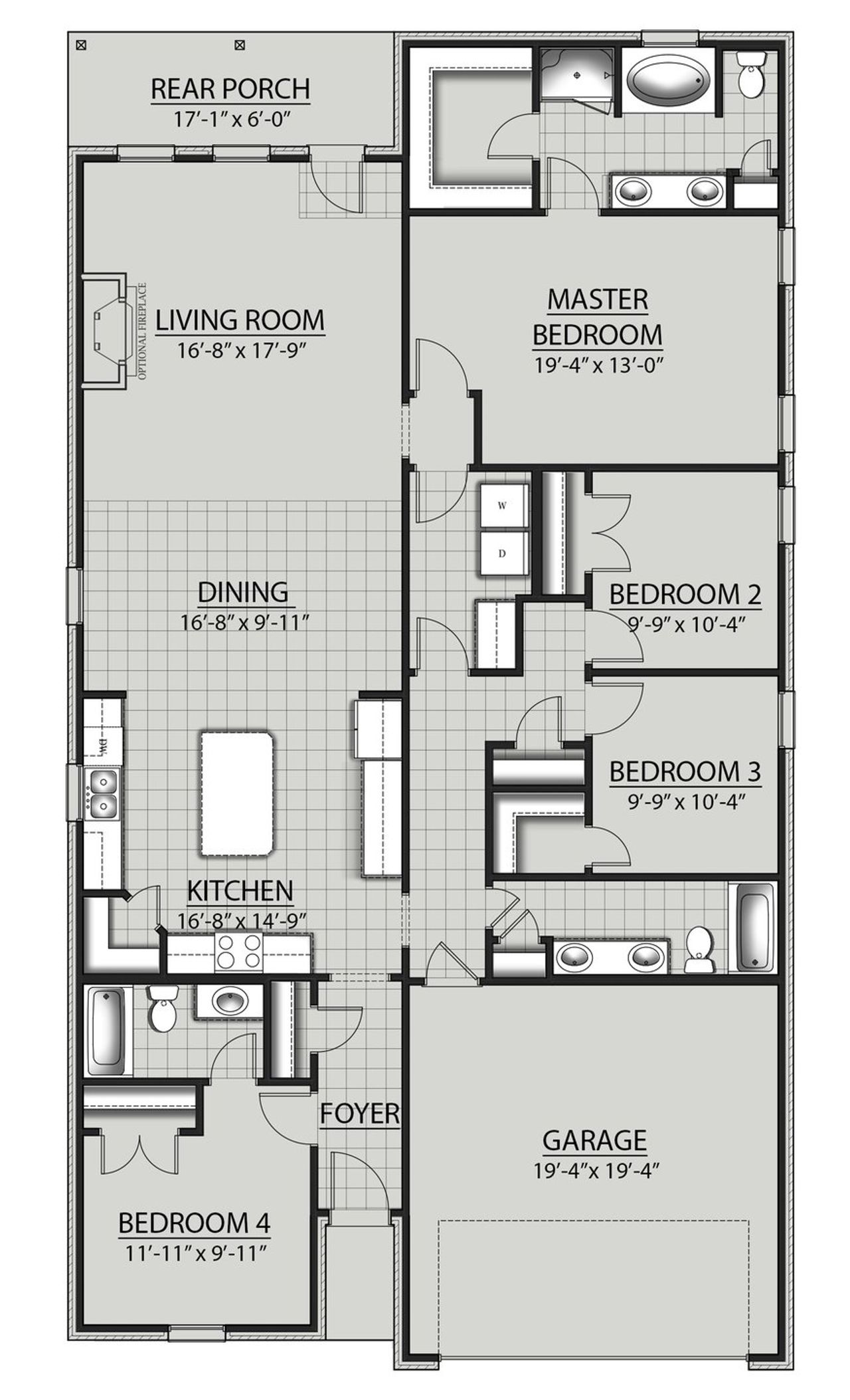 Image 2 representing the Falkner III D by DSLD Homes in Emberly 55, Beasley, TX. Image 2 representing the Falkner III D by DSLD Homes in Emberly 55, Beasley, TX.