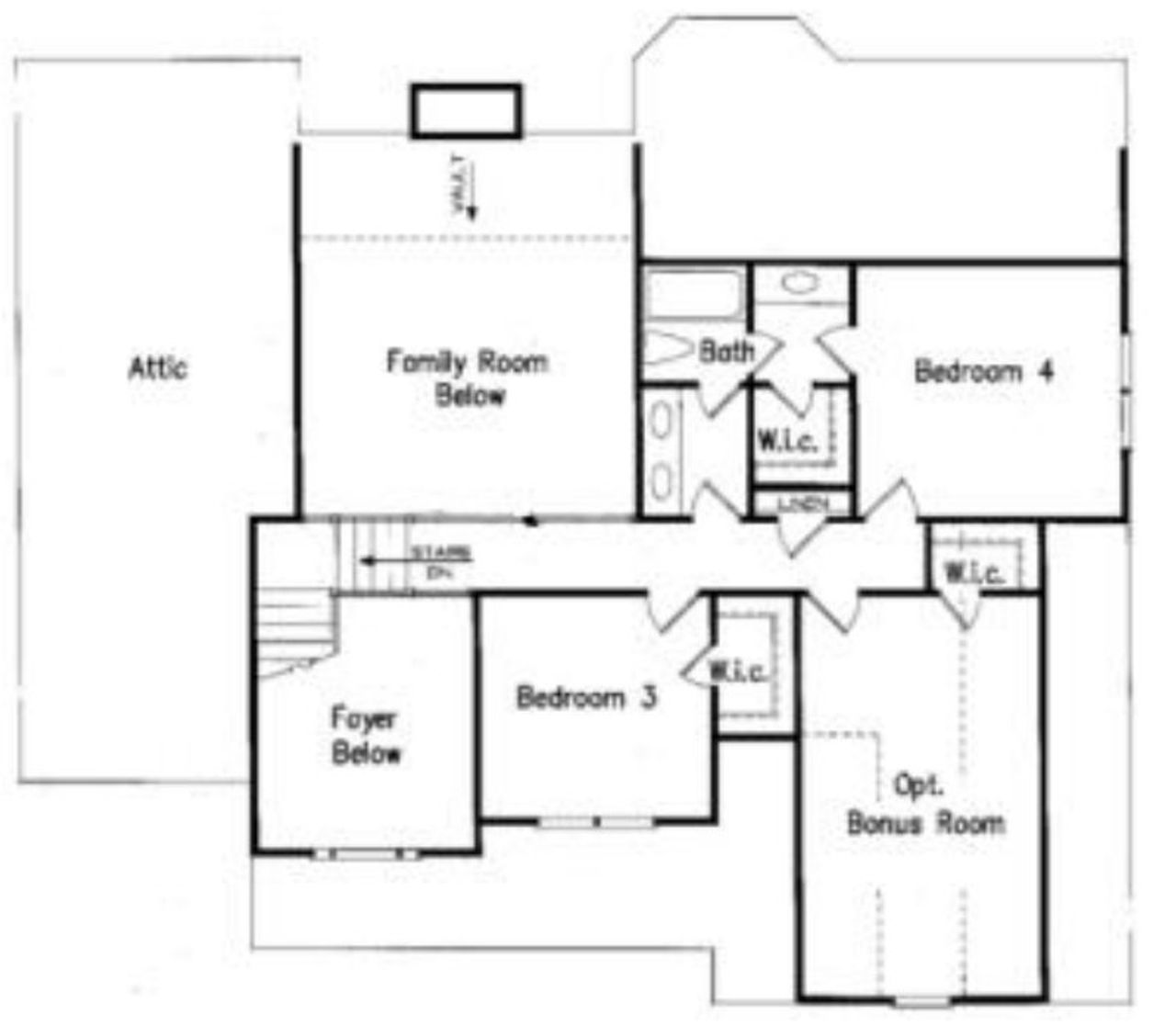 2D floor plan layout for the Brookhaven by Sentinel Builders, Inc. in Hannah’s Grove, Halls, TN (Image 2). 2D floor plan layout for the Brookhaven by Sentinel Builders, Inc. in Hannah’s Grove, Halls, TN (Image 2).