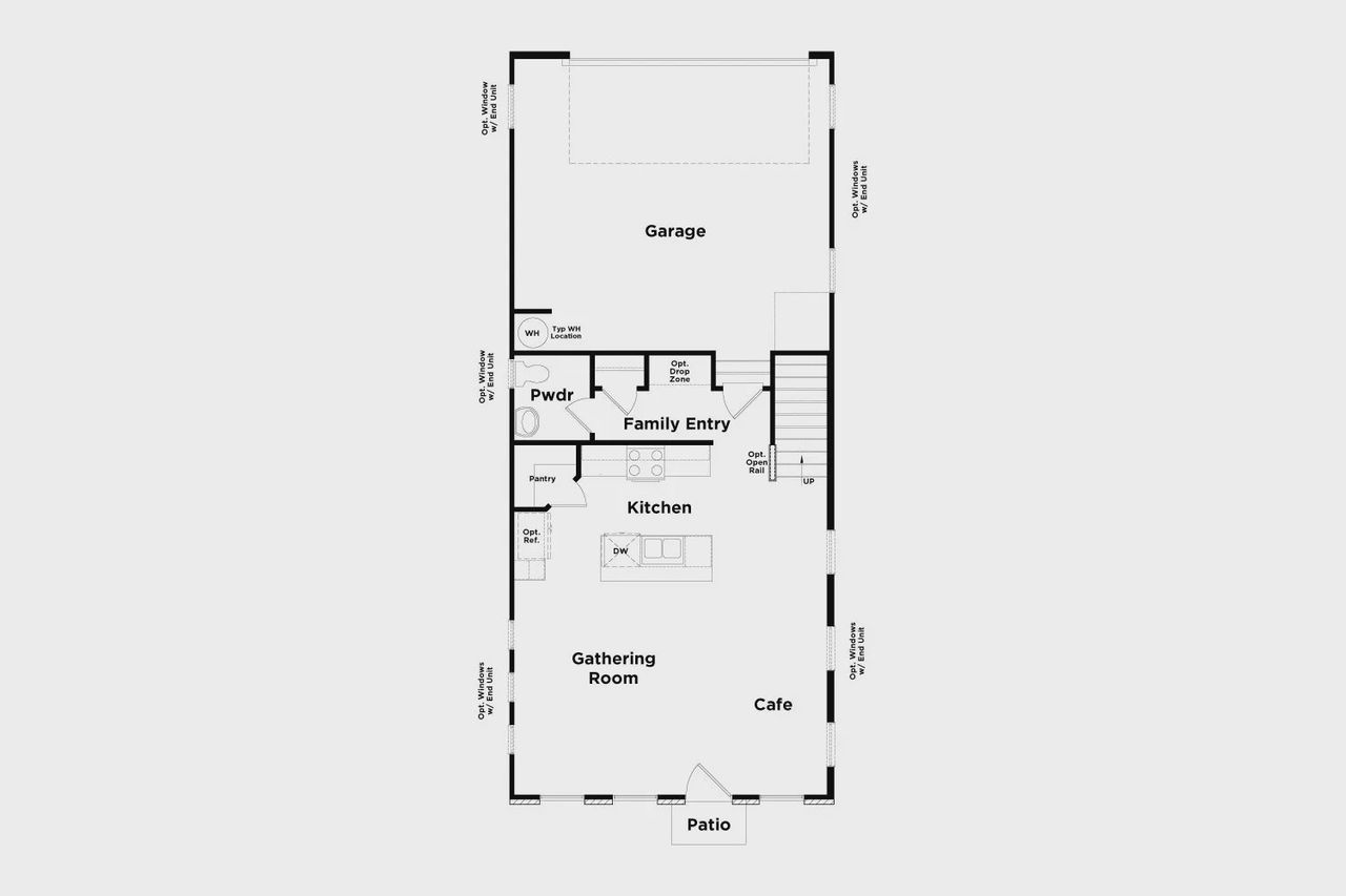 2D floor plan layout of this home in Avery Landing, McDonough, GA (Image 2).