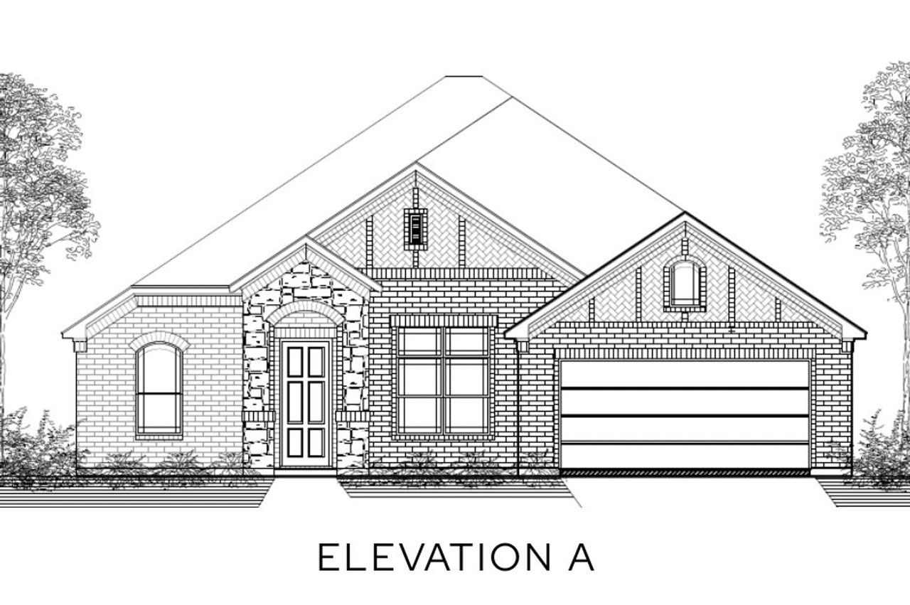 Representative rendering of the exterior for the The Lakeview by Lillian Custom Homes (Image 2).