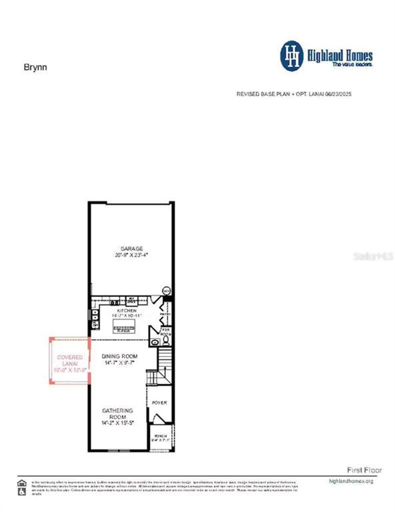 2D floor plan layout of this home in Estates at Hickory Cove - Bungalows, St. Cloud, FL (Image 2). 2D floor plan layout of this home in Estates at Hickory Cove - Bungalows, St. Cloud, FL (Image 2).