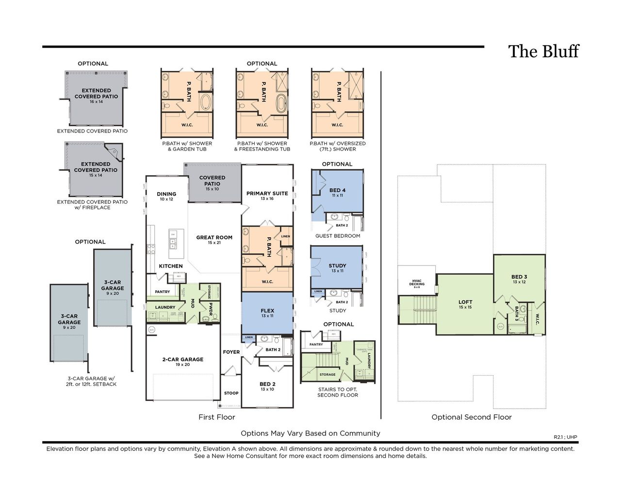 The Bluff with 3-Car Garage (R2.1)