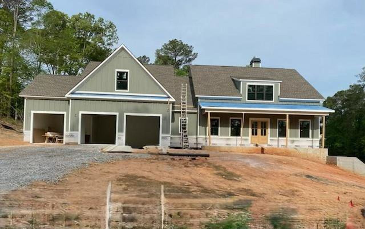 In-progress construction of a new home in Spring Creek, Monroe, GA (Image 2).