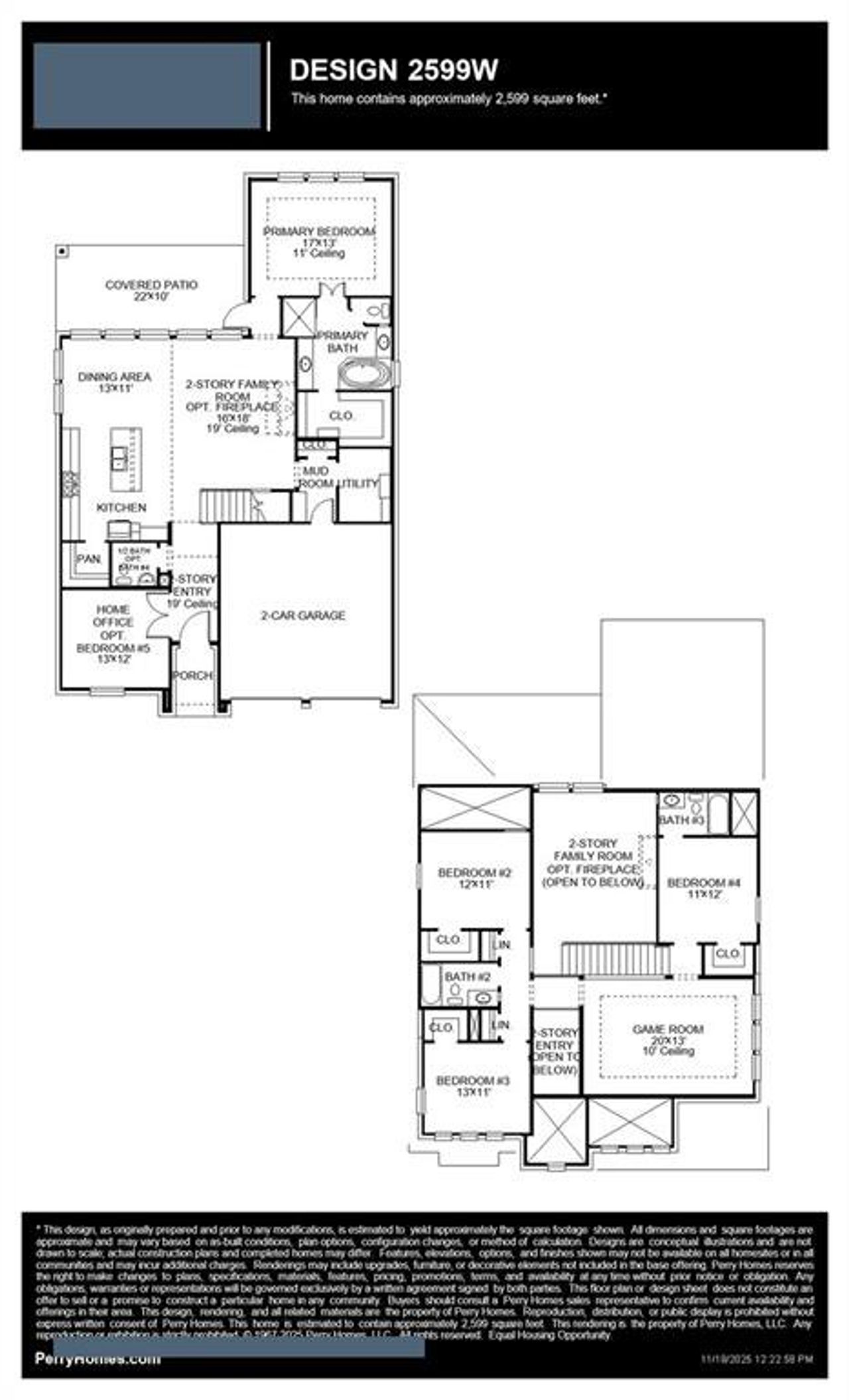 2D floor plan layout of this home in Myrtle Creek, Waxahachie, TX (Image 2).