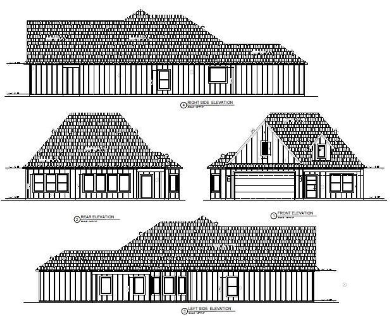 Exterior rendering of this home design in , Groves, TX (Image 2).