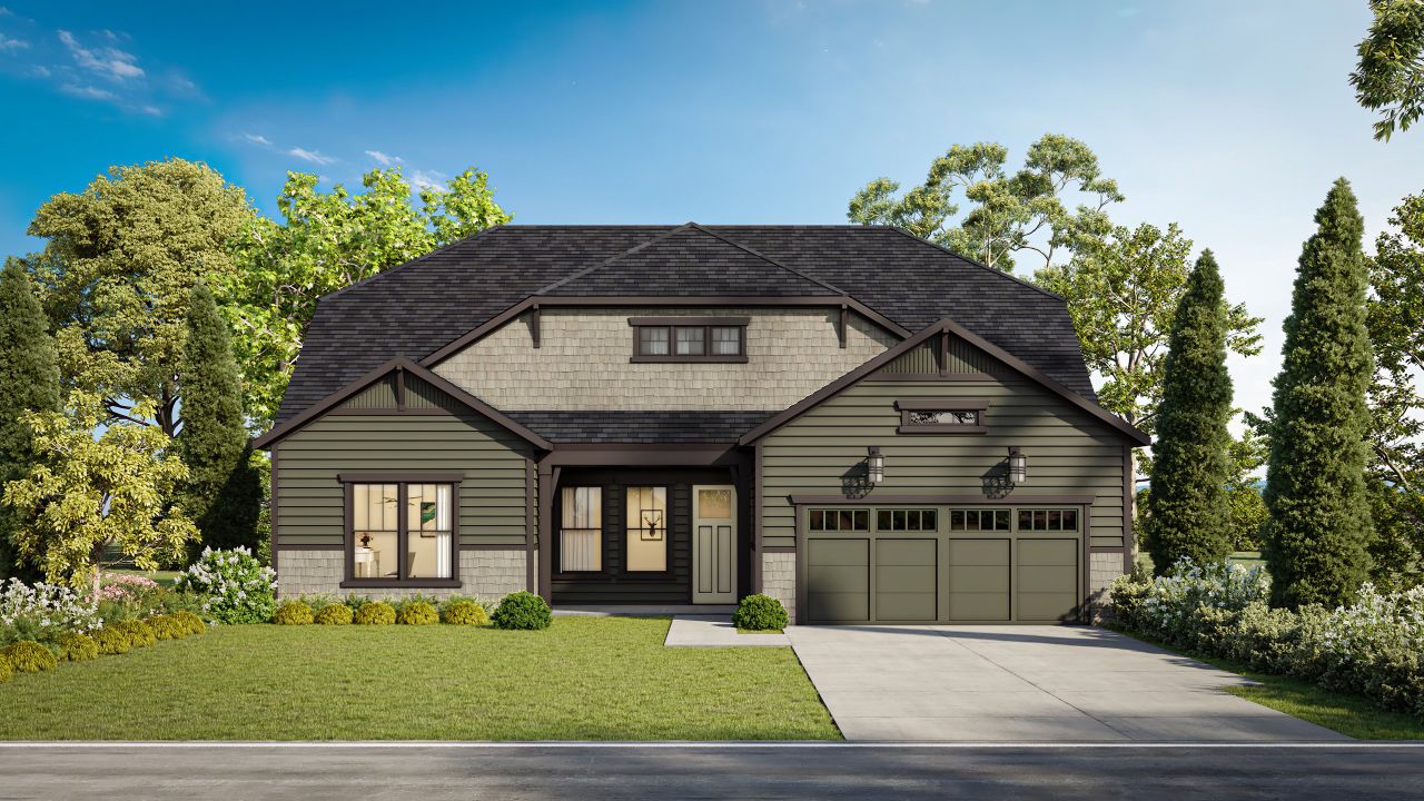 Representative exterior photo of a completed home built from the Sydney by Acrew Homes in Dixon Grove, Grimesland, NC (Image 2).