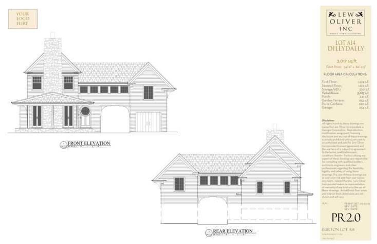 Exterior rendering of this home design in , Clarkesville, GA (Image 2).