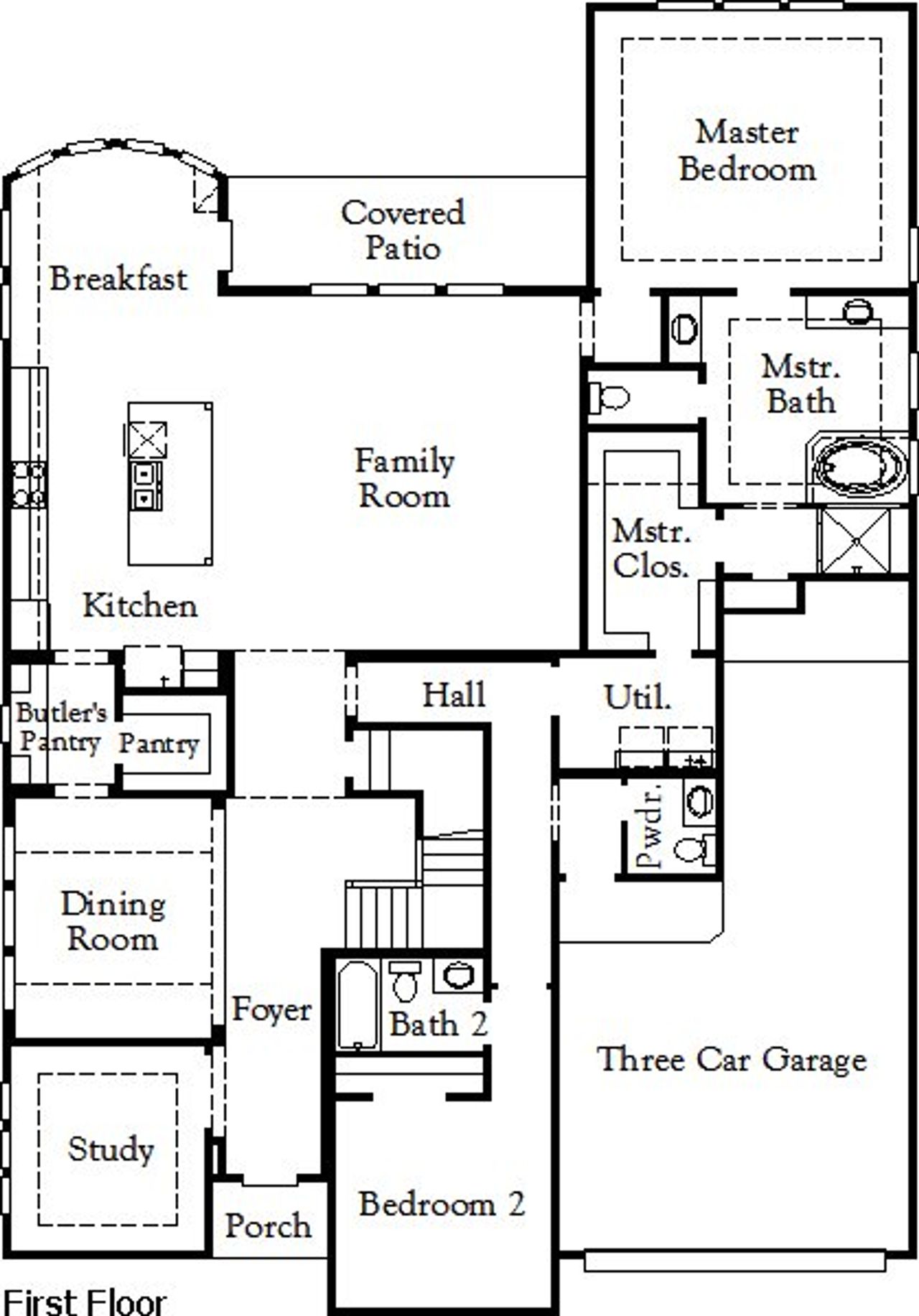2D floor plan layout of this home in Hillside Village, Celina, TX (Image 2). 2D floor plan layout of this home in Hillside Village, Celina, TX (Image 2).