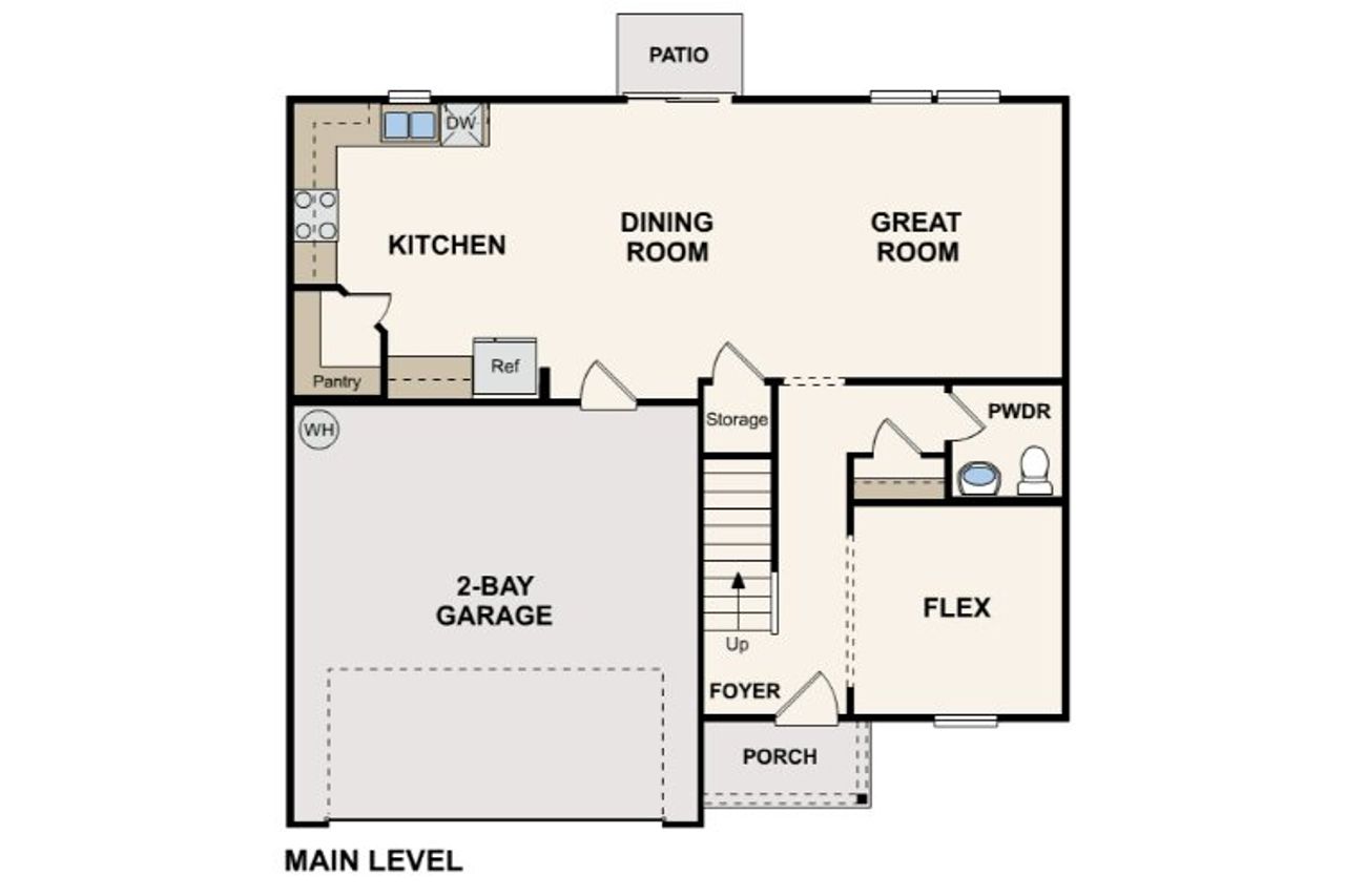 2D floor plan layout for the Essex by Century Complete in Cates Bay Crossing, Conway, SC (Image 2). 2D floor plan layout for the Essex by Century Complete in Cates Bay Crossing, Conway, SC (Image 2).