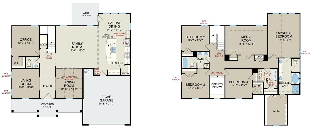 Image 2 representing the Roosevelt by Dream Finders Homes in Stonebridge, Mint Hill, NC.