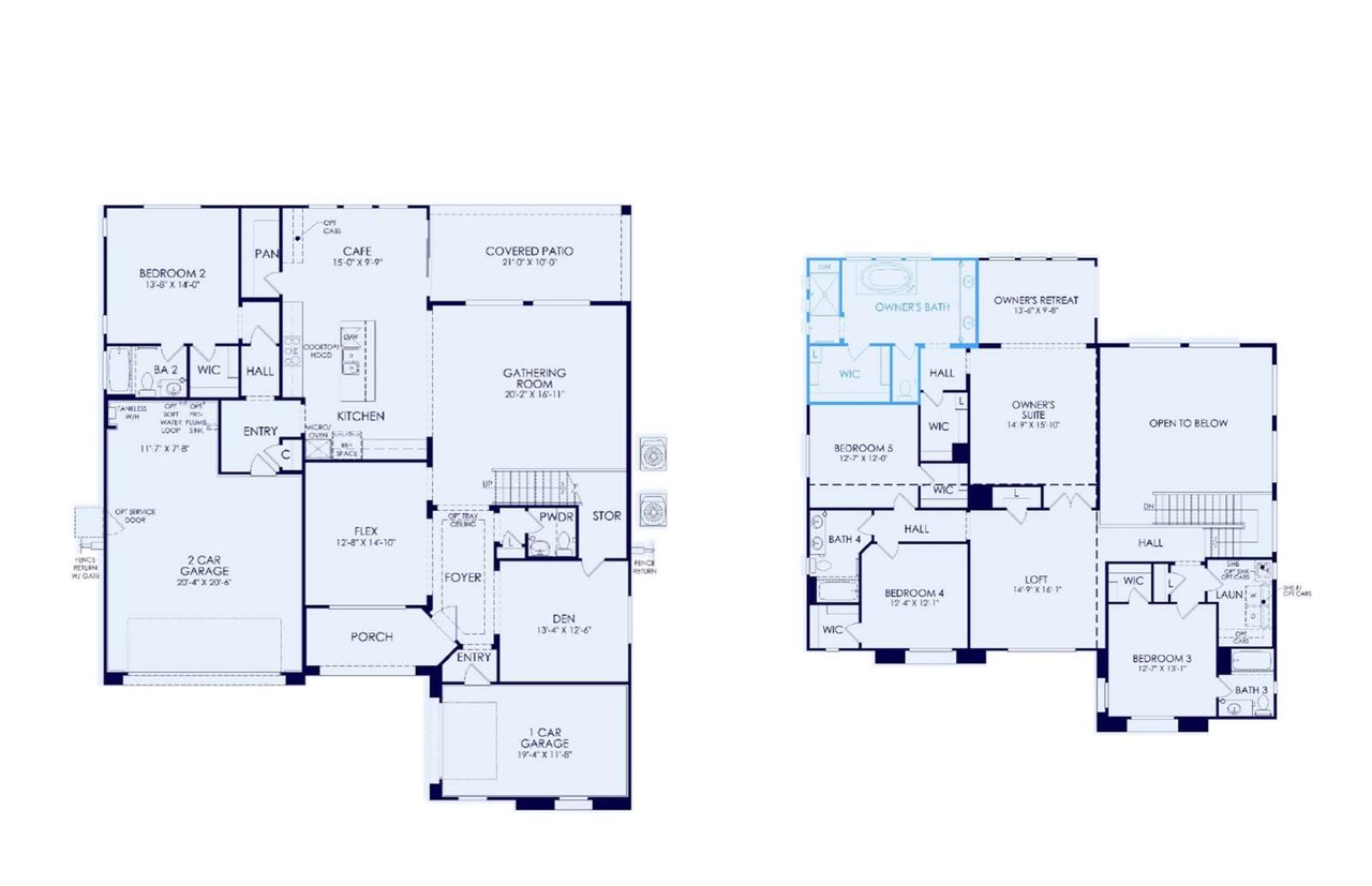 2D floor plan layout of this home in Harvest - Enchantment Series, Queen Creek, AZ (Image 2). 2D floor plan layout of this home in Harvest - Enchantment Series, Queen Creek, AZ (Image 2).
