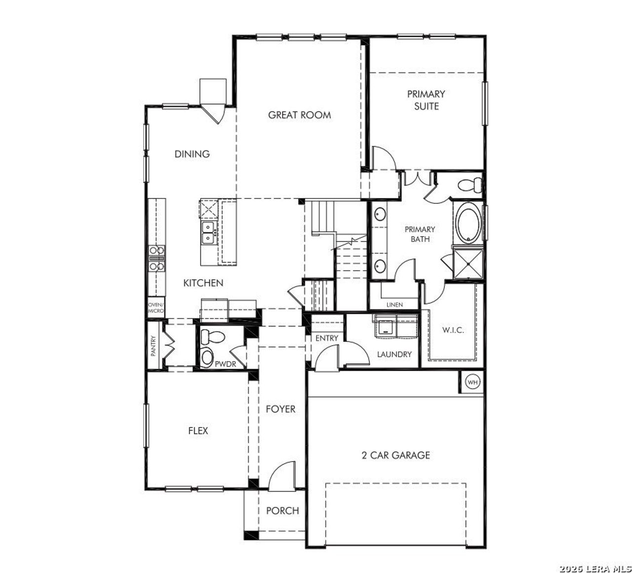 2D floor plan layout of this home in , Marion, TX (Image 2).