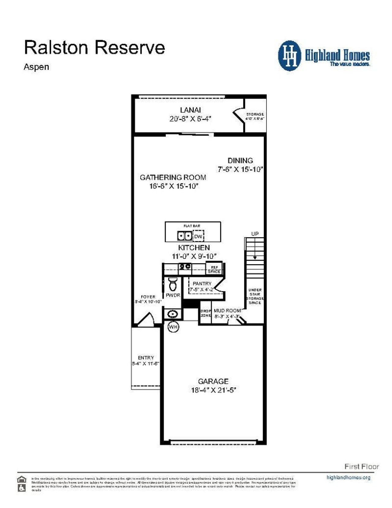 Aspen - First Floor Aspen - First Floor