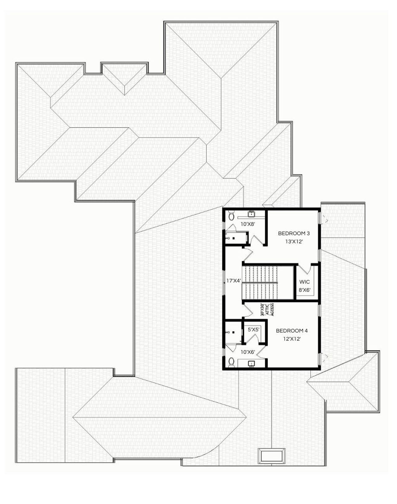 2D floor plan layout of this home in , Montgomery, TX (Image 2).