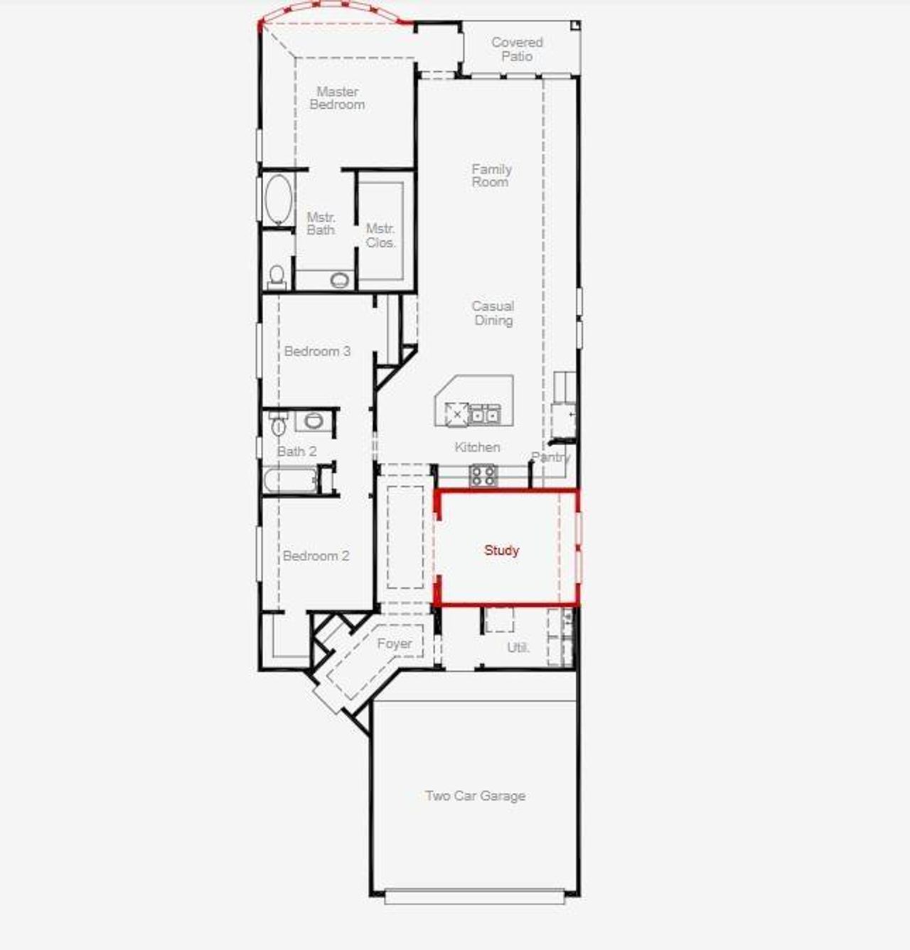 2D floor plan layout of this home in Candela 40', Richmond, TX (Image 2). 2D floor plan layout of this home in Candela 40', Richmond, TX (Image 2).