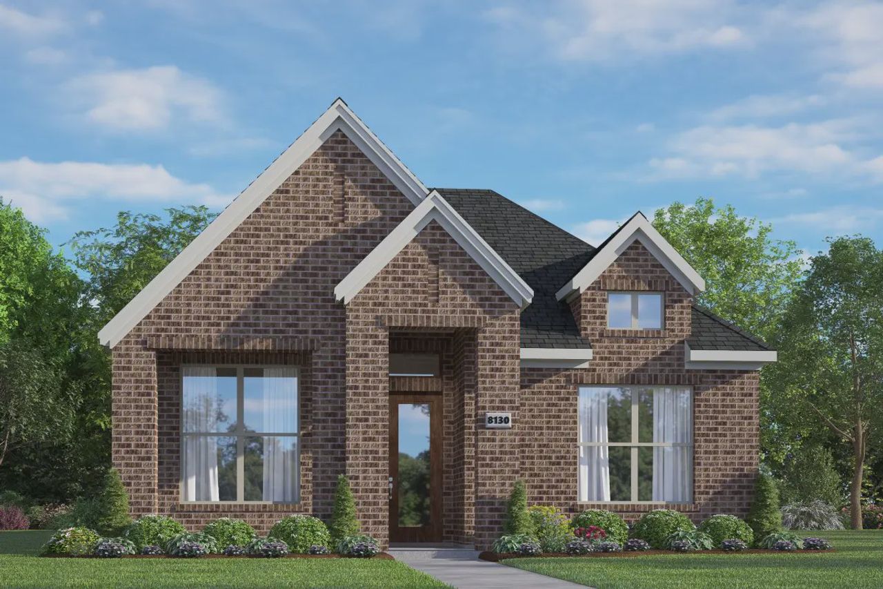 Representative exterior photo of a completed home built from the Pinehurst by Chesmar Homes in Riceland 42', Mont Belvieu, TX (Image 2). Representative exterior photo of a completed home built from the Pinehurst by Chesmar Homes in Riceland 42', Mont Belvieu, TX (Image 2).