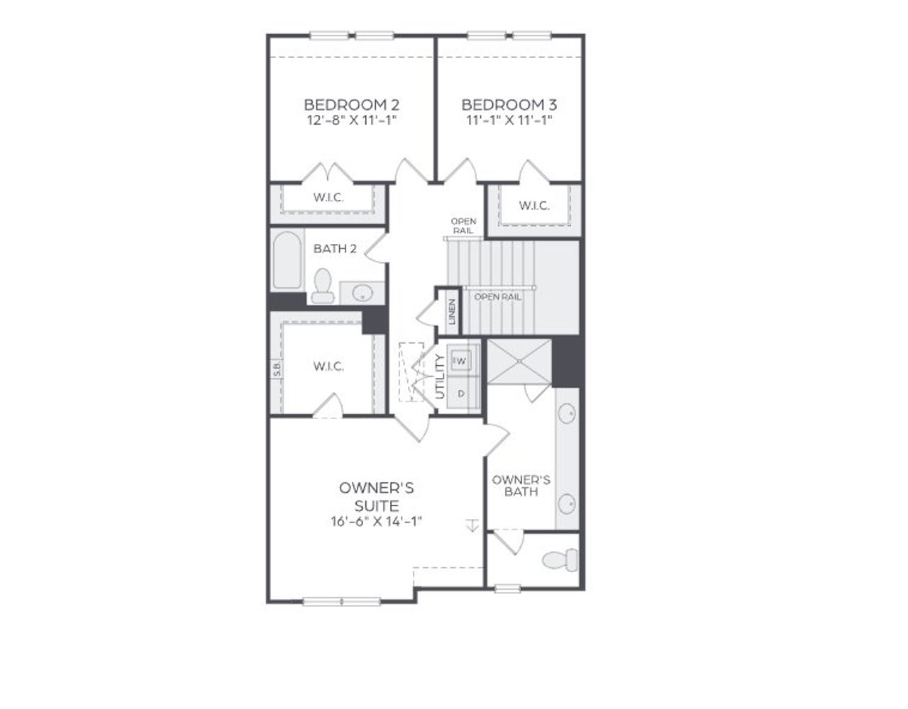2D floor plan layout for the Riverside Old World by Cadence Homes in Trinity Falls, McKinney, TX (Image 2).