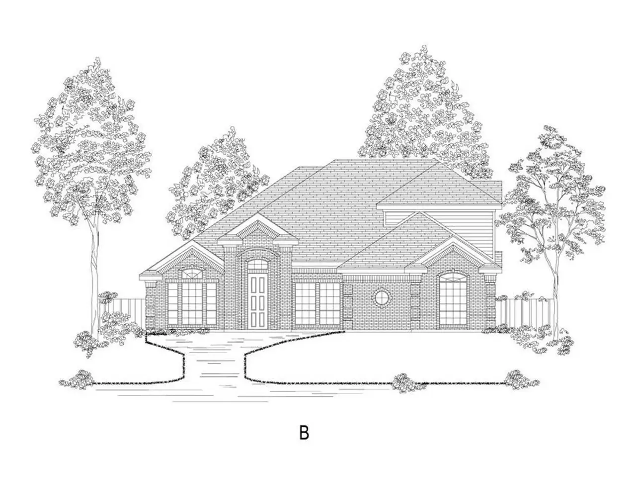 Representative rendering of the exterior for the Hilton FSW by First Texas Homes (Image 2).