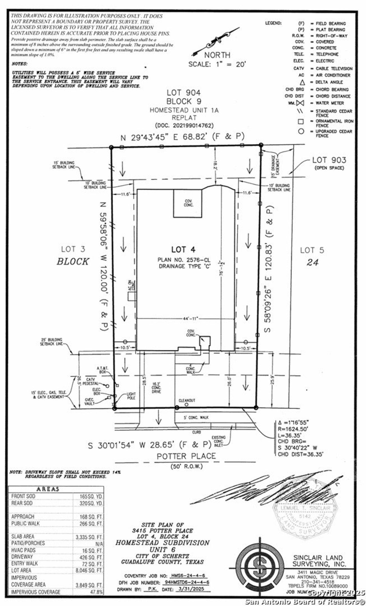 2D floor plan layout of this home in Homestead 65', Schertz, TX (Image 2).