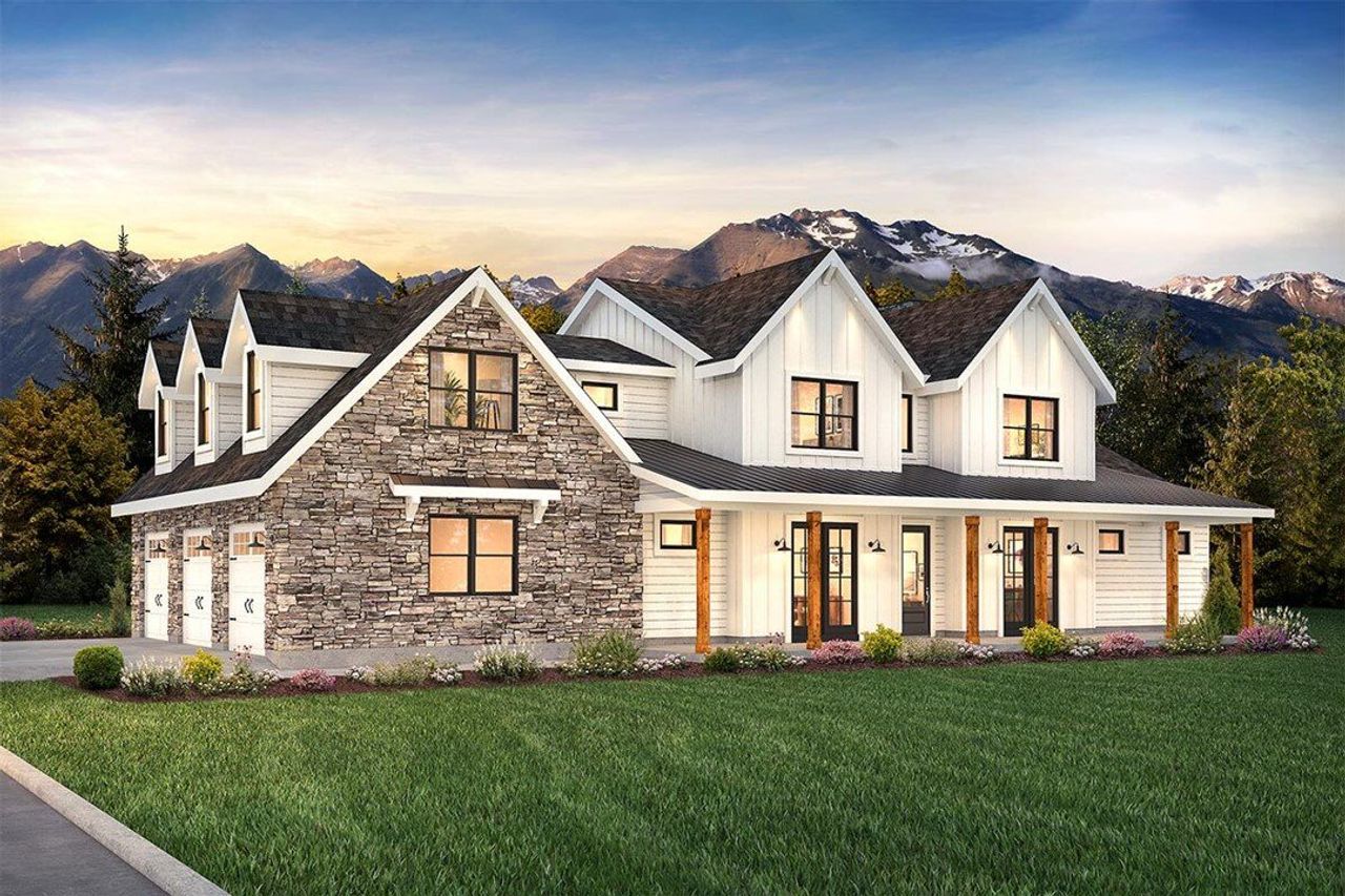 Representative exterior photo of a completed home built from the The Augusta by Remington Custom Homes in Bear Creek Estates, Weatherford, TX (Image 2).