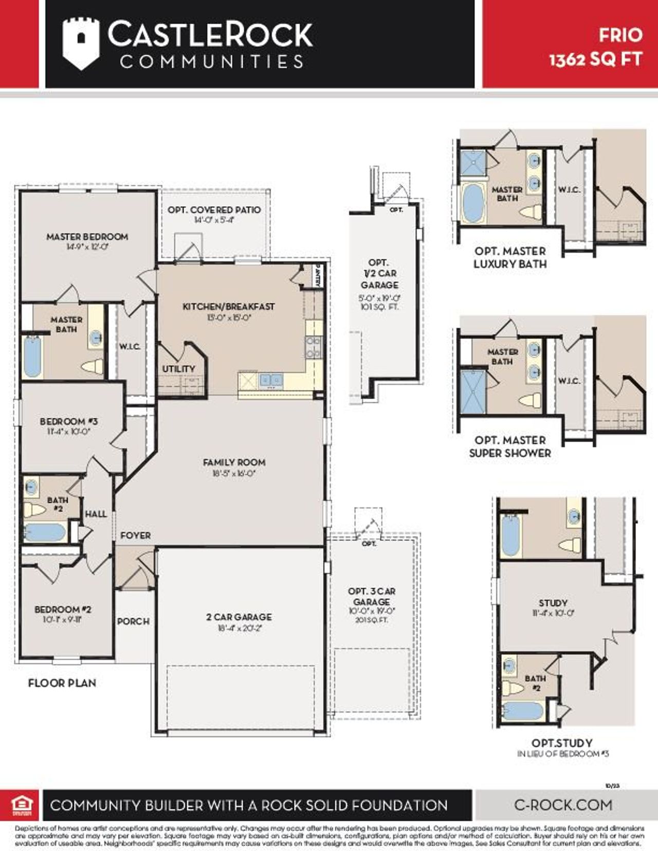 2D floor plan layout for the Frio by CastleRock Communities in Red Hawk Landing, San Antonio, TX (Image 2). 2D floor plan layout for the Frio by CastleRock Communities in Red Hawk Landing, San Antonio, TX (Image 2).