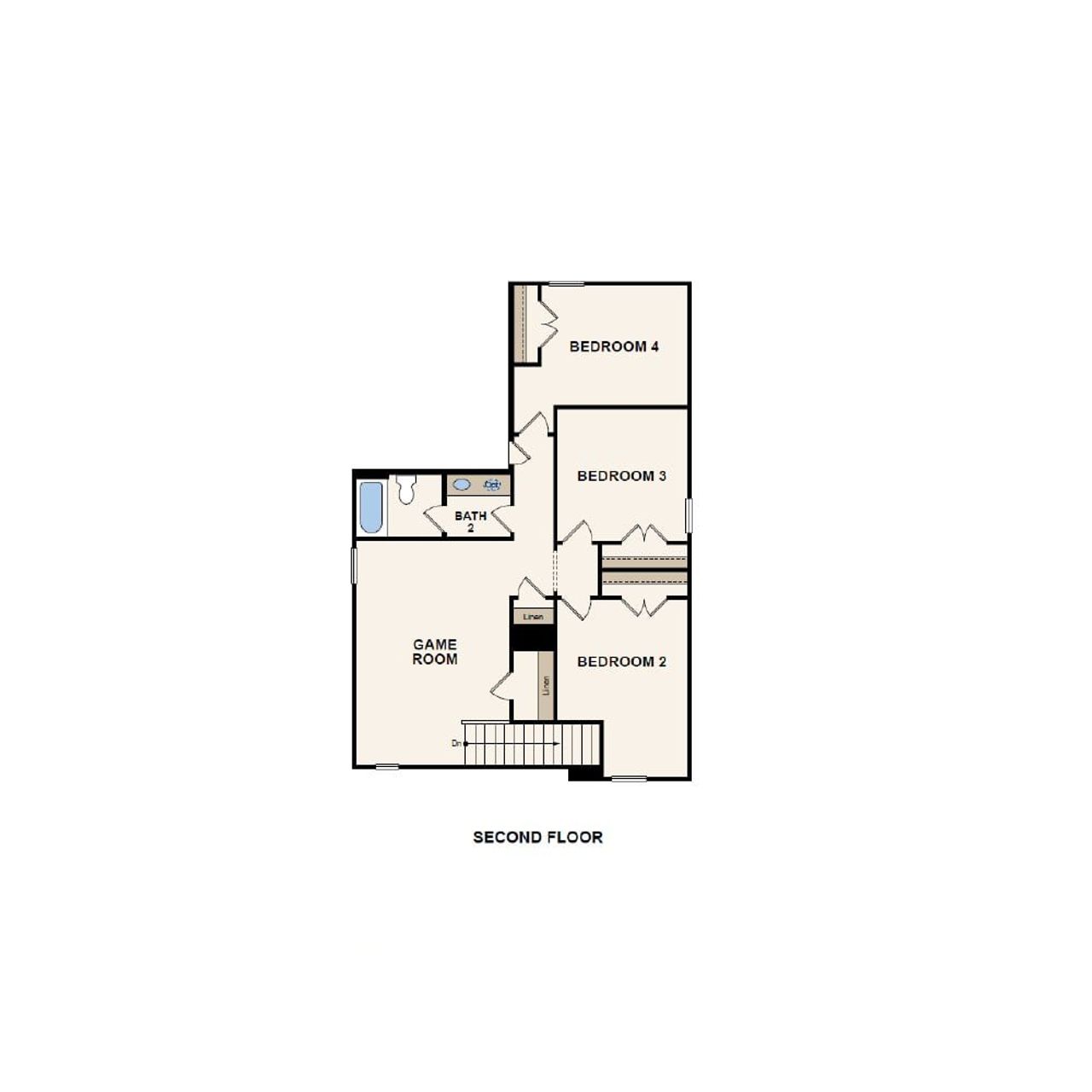 2D floor plan layout of this home in Laurel Farms, Brookshire, TX (Image 2). 2D floor plan layout of this home in Laurel Farms, Brookshire, TX (Image 2).