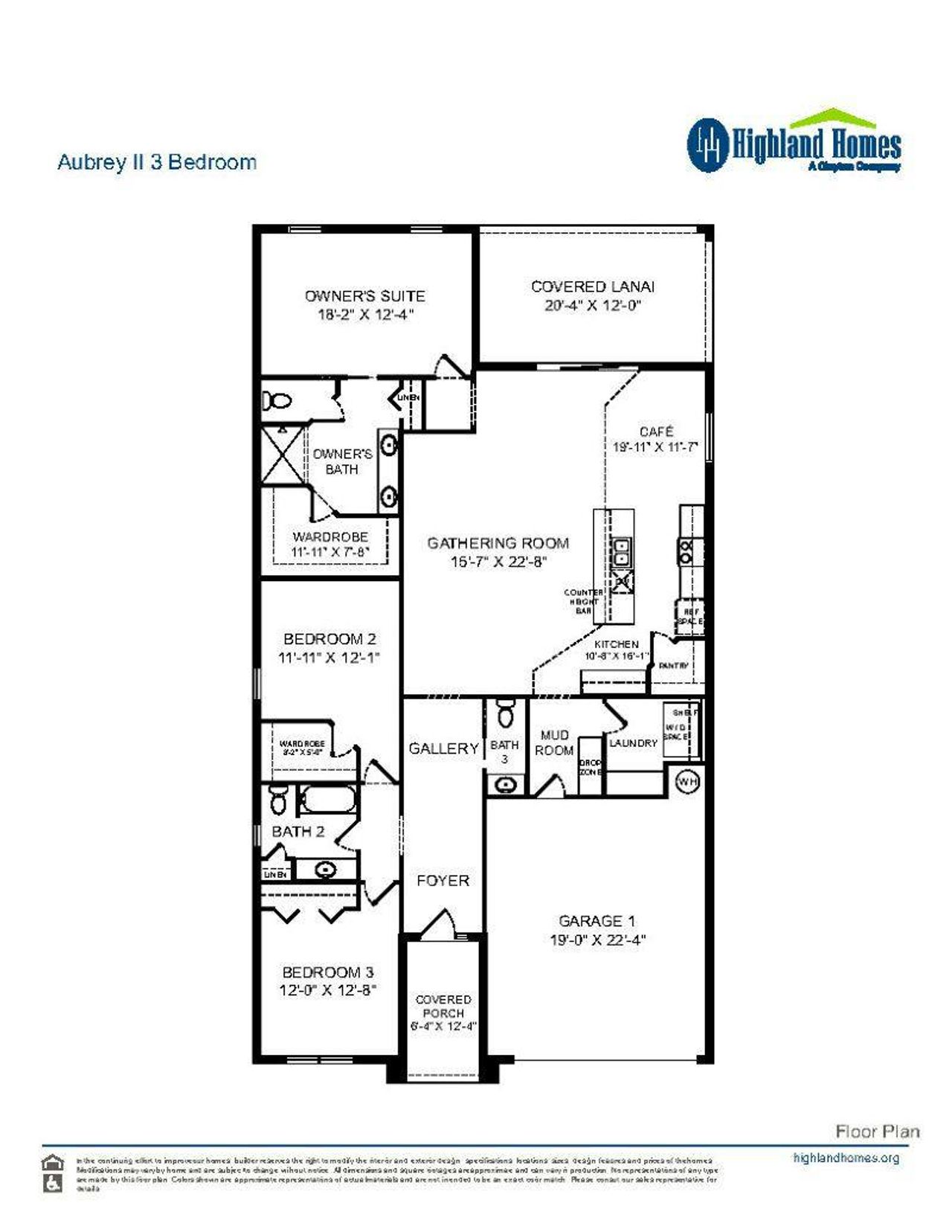 Aubrey II - Home Layout