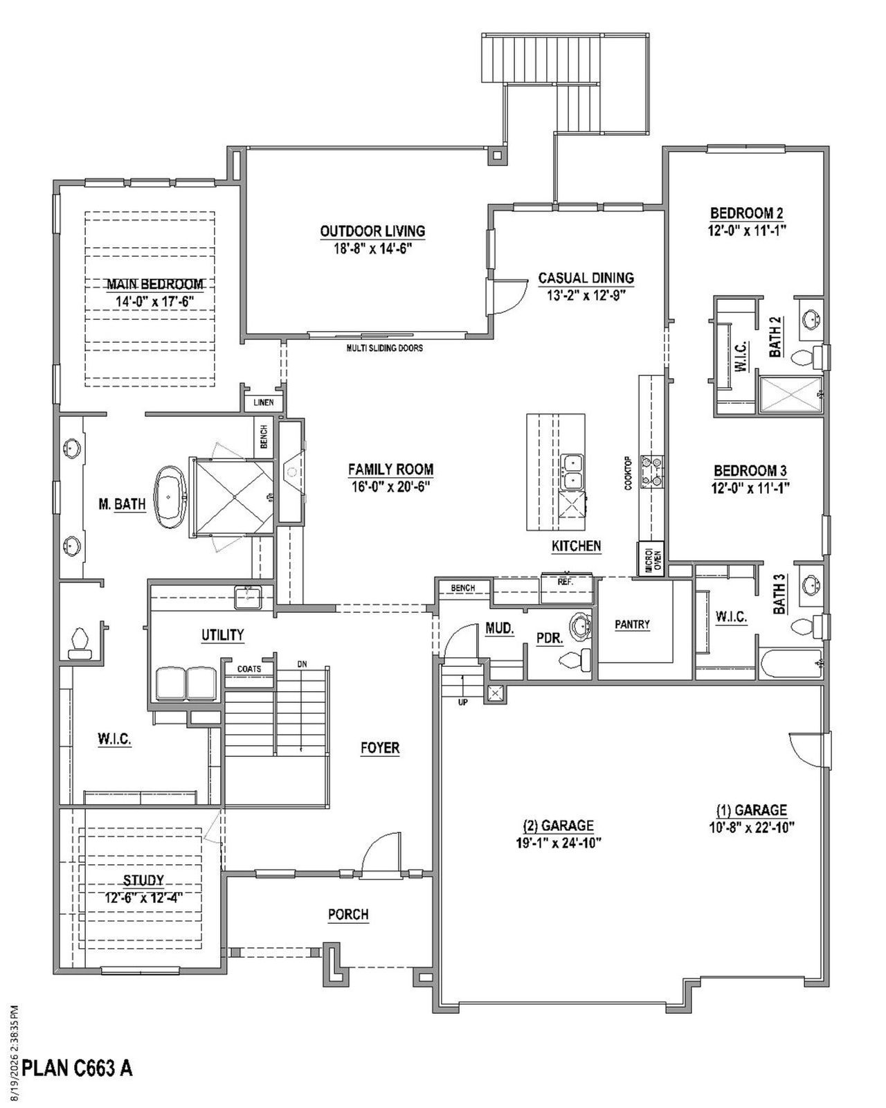 Plan C663 1st Floor Plan C663 1st Floor