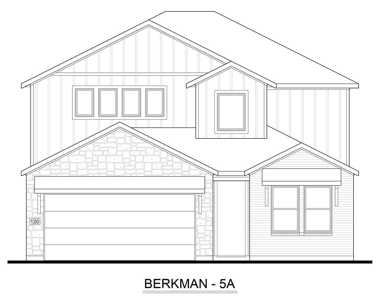 Representative rendering of the exterior for the Berkman by Taylor Morrison (Image 2).